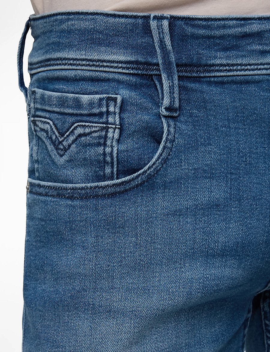 Replay - ANBASS Trousers SLIM C-Stretch - slim fit jeans - blue - 5