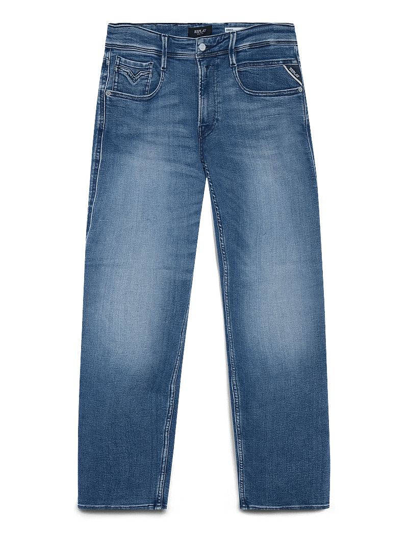 Replay - ANBASS Trousers SLIM C-Stretch - slim jeans - medium blue - 2