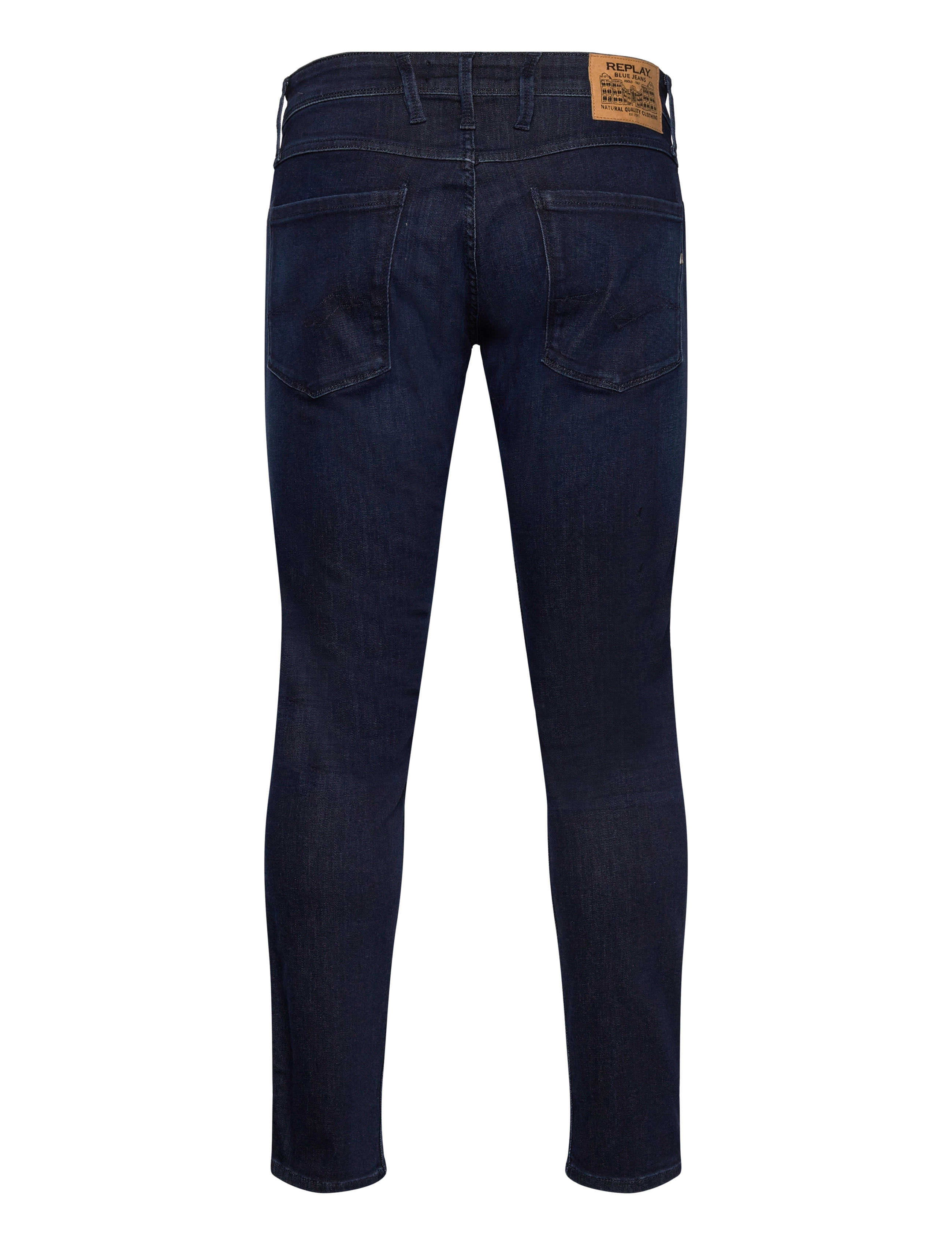 Replay - ANBASS Trousers SLIM 99 Denim - kitsad teksad - blue - 1