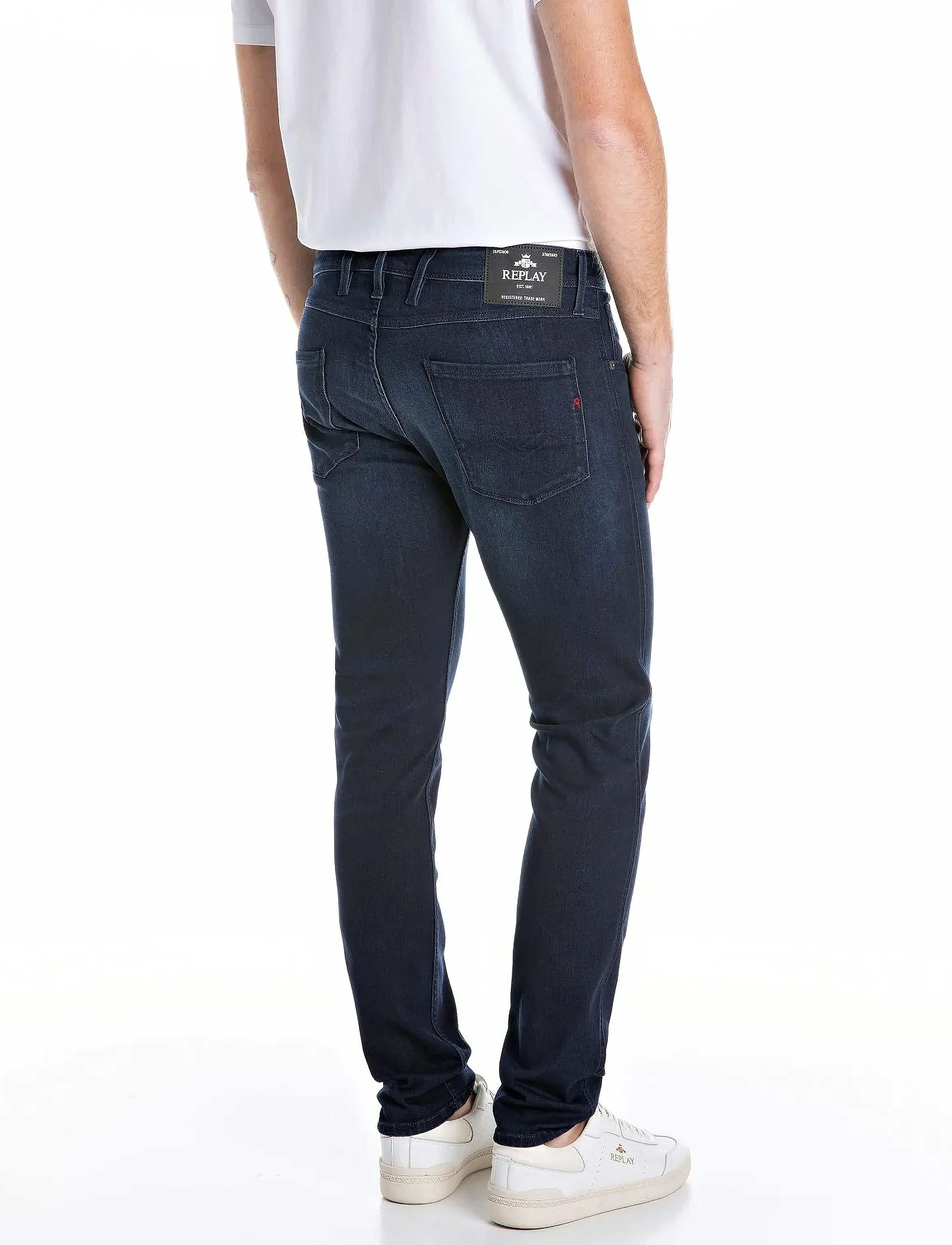 Replay - ANBASS Trousers SLIM 99 Denim - slim-fit jeans - blue - 2