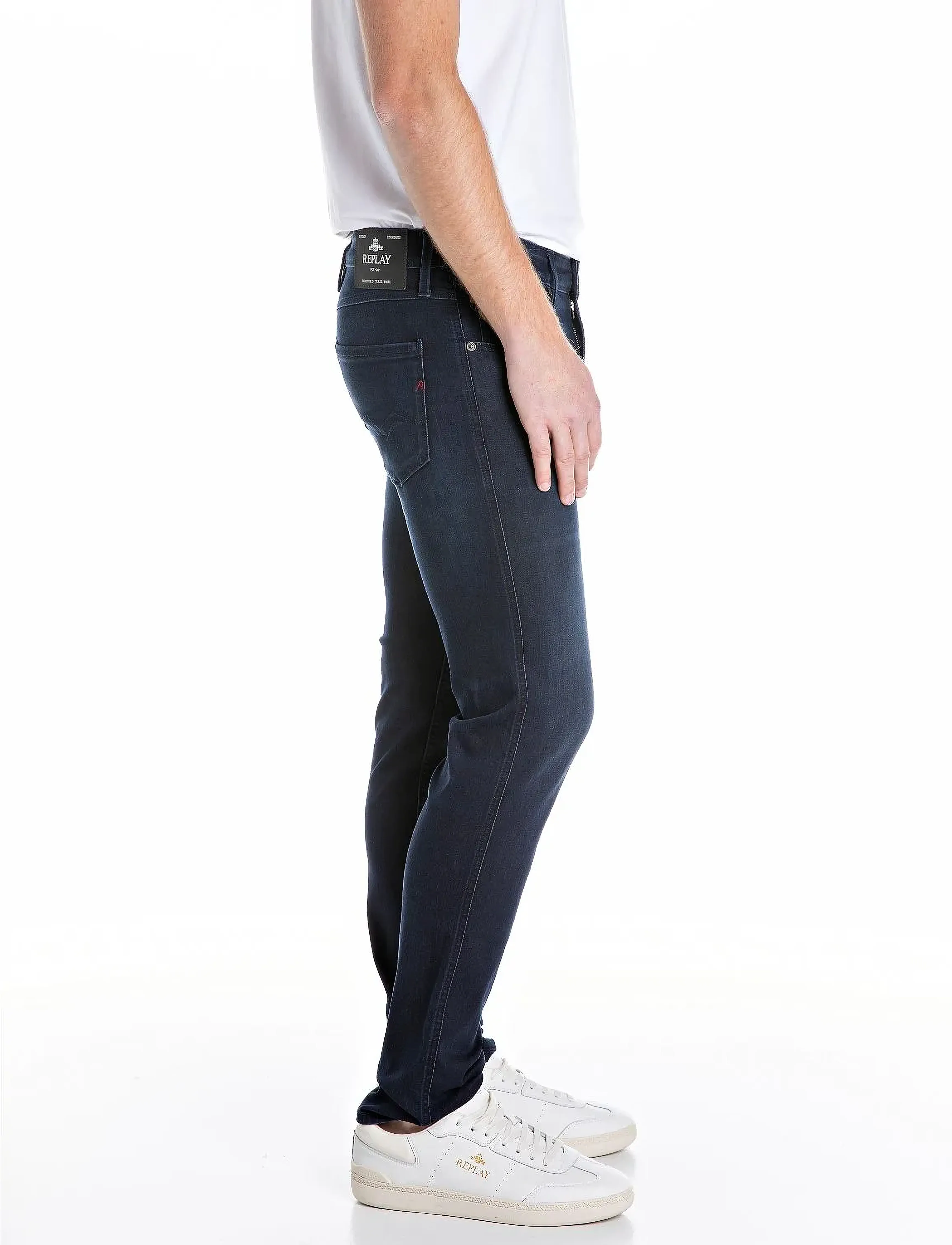 Replay - ANBASS Trousers SLIM 99 Denim - slim-fit jeans - blue - 3