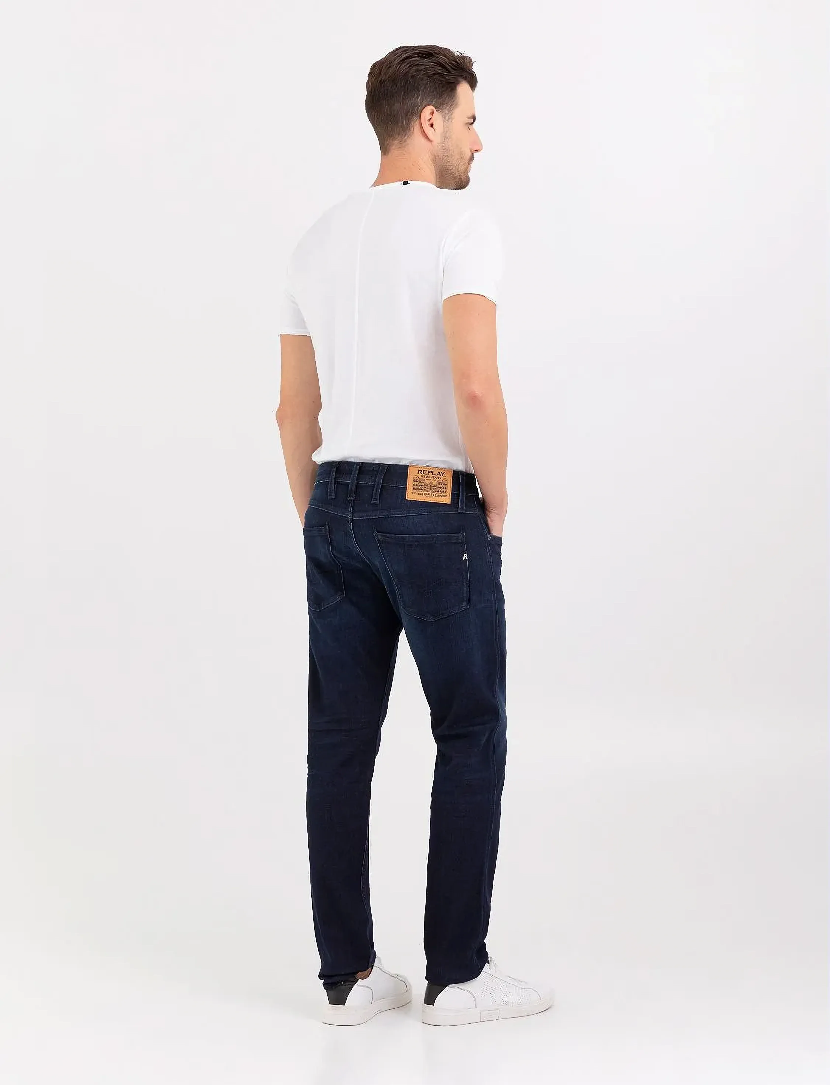 Replay - ANBASS Trousers SLIM 99 Denim - slim-fit jeans - blue - 5