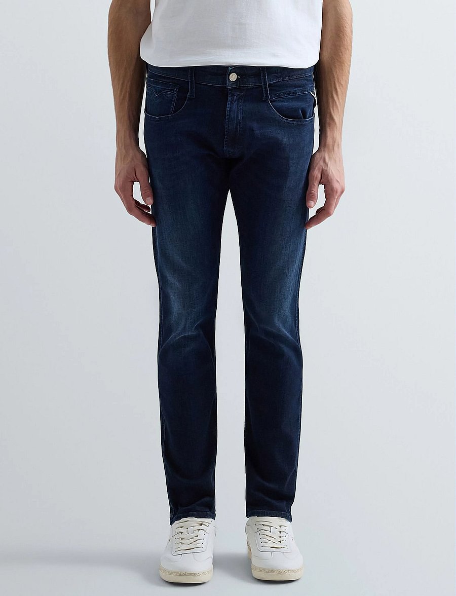 Replay - ANBASS Trousers SLIM 99 Denim - kitsad teksad - blue - 3