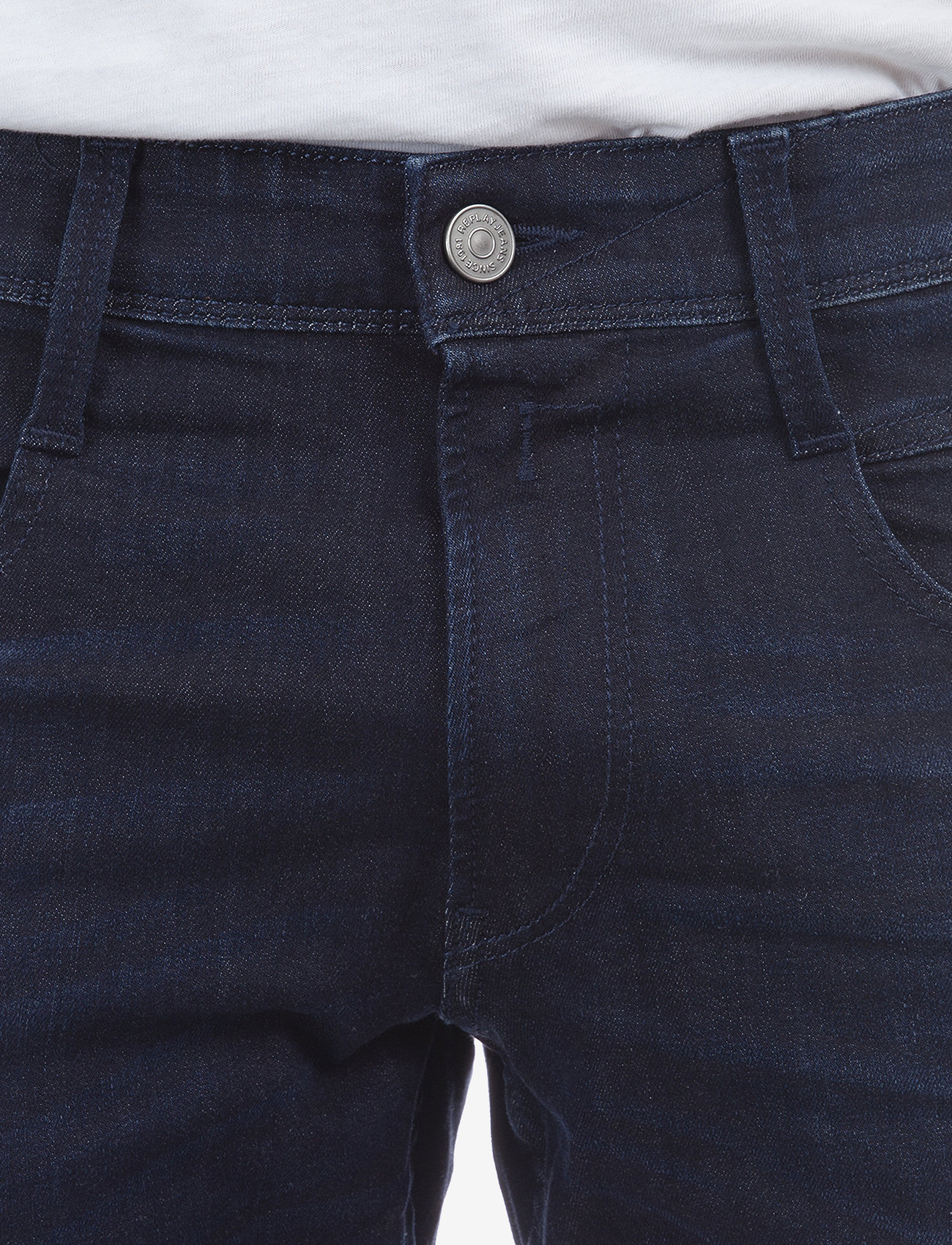 Replay - ANBASS Trousers SLIM 99 Denim - dark blue - 4