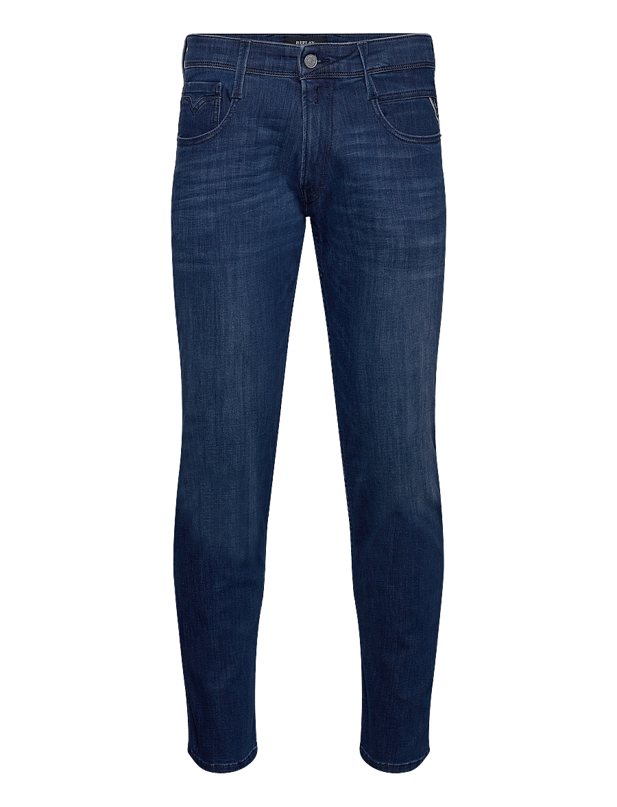 Replay - ANBASS Trousers SLIM 99 Denim - kitsad teksad - blue - 1