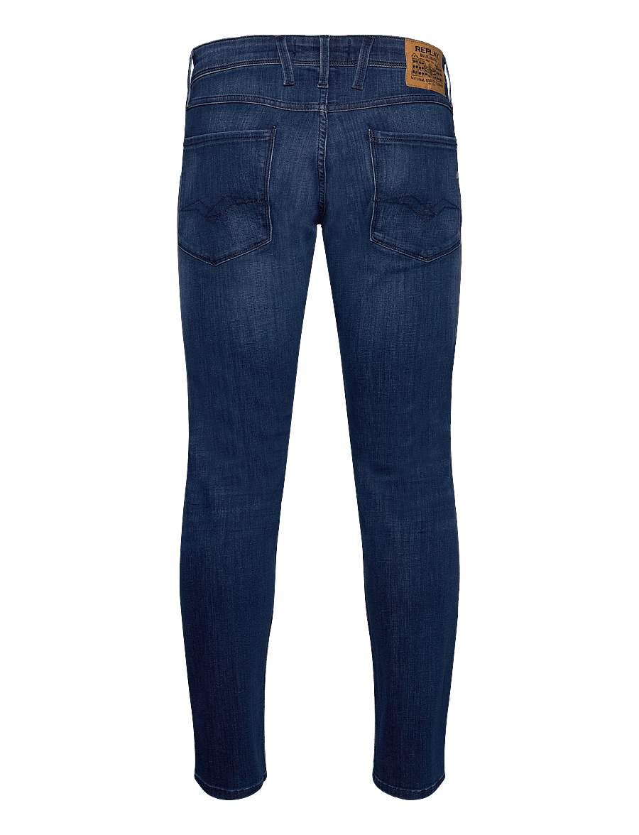 Replay - ANBASS Trousers SLIM 99 Denim - kitsad teksad - blue - 2