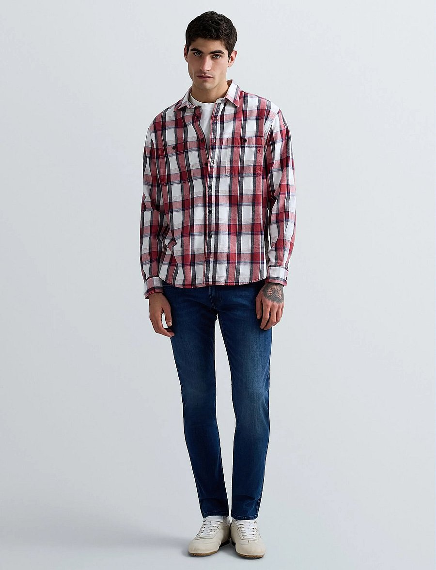 Replay - ANBASS Trousers SLIM 99 Denim - kitsad teksad - blue - 5