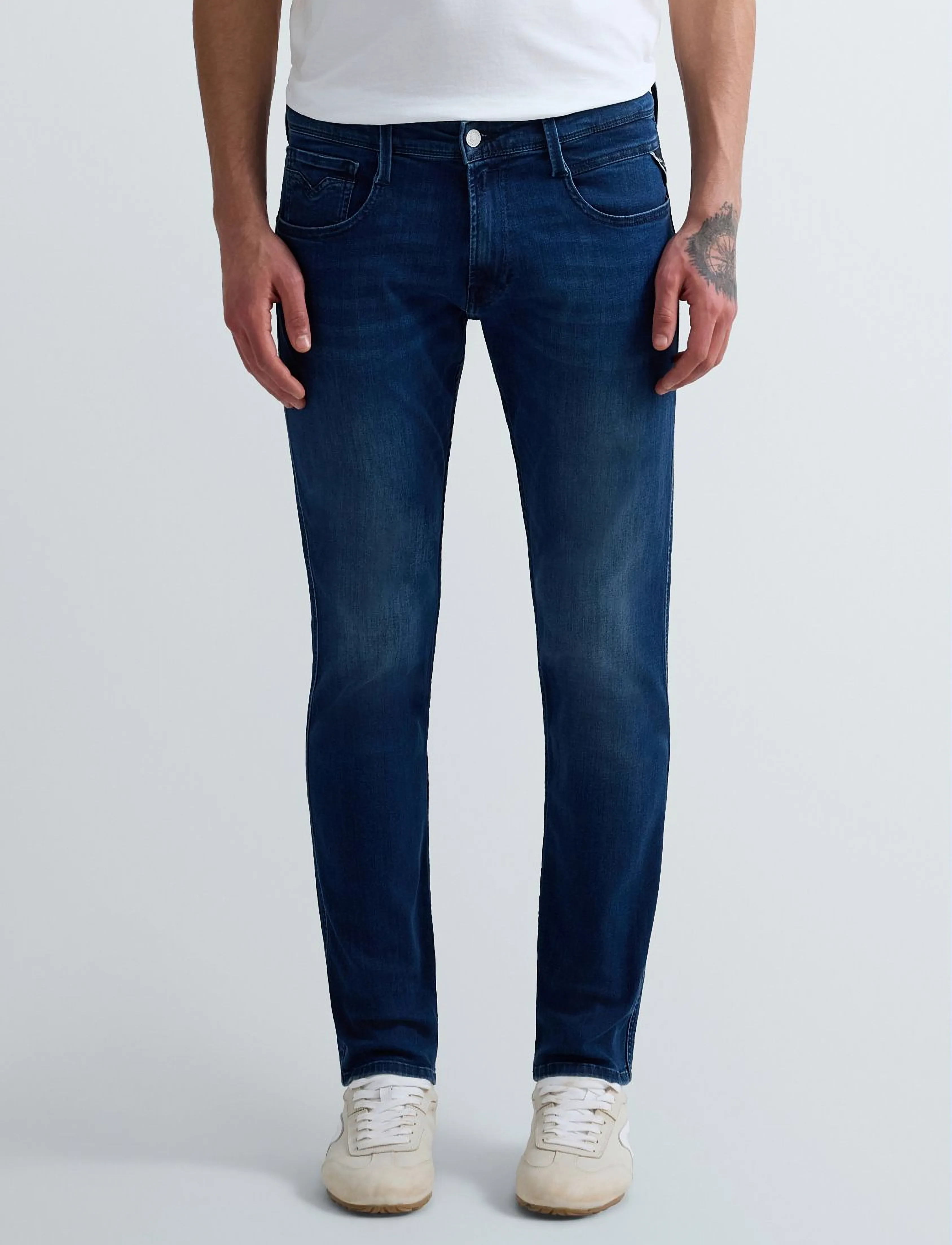 Replay - ANBASS Trousers SLIM 99 Denim - slim jeans - blue - 2