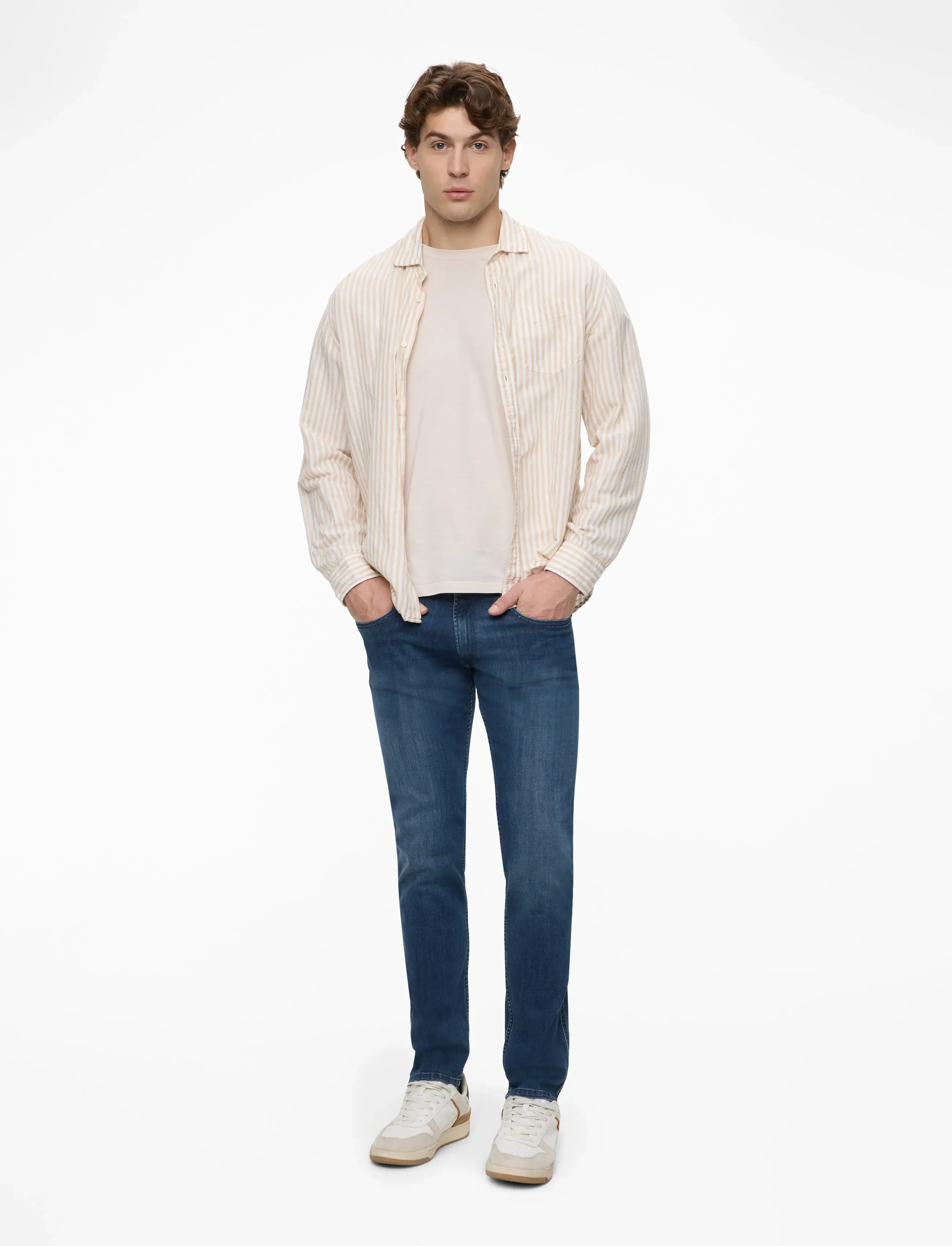 Replay - ANBASS Trousers SLIM 99 Denim - slim fit jeans - medium blue - 3