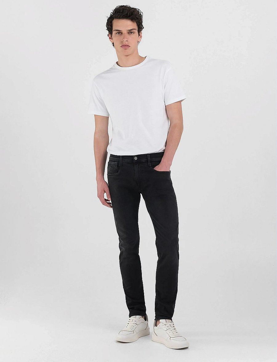 Replay - ANBASS Trousers SLIM Hyper Cloud - slim-fit jeans - black - 5