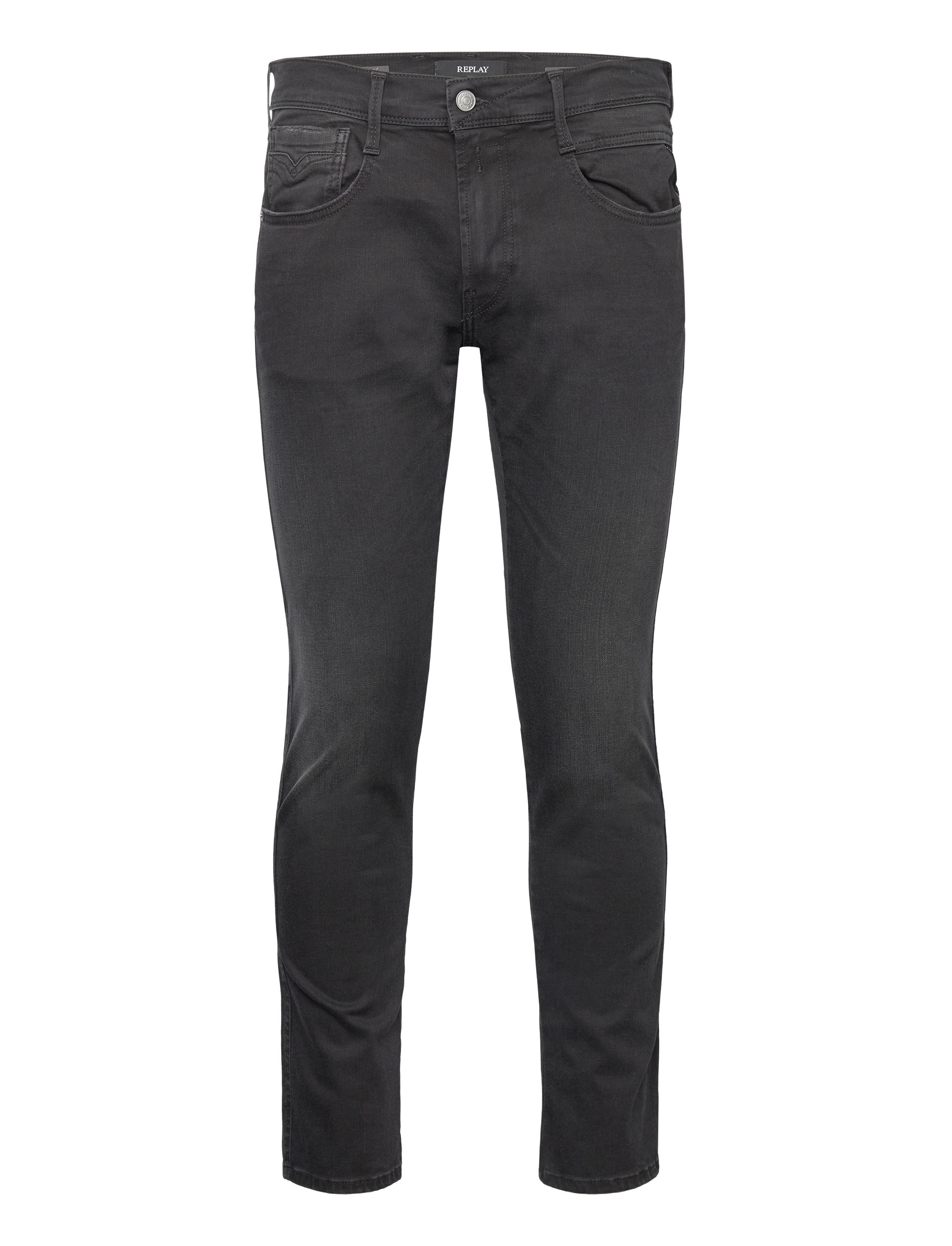 REPLAY Anbass Hosen Slim Hyper Cloud Schwarz - 32x30 - Herren