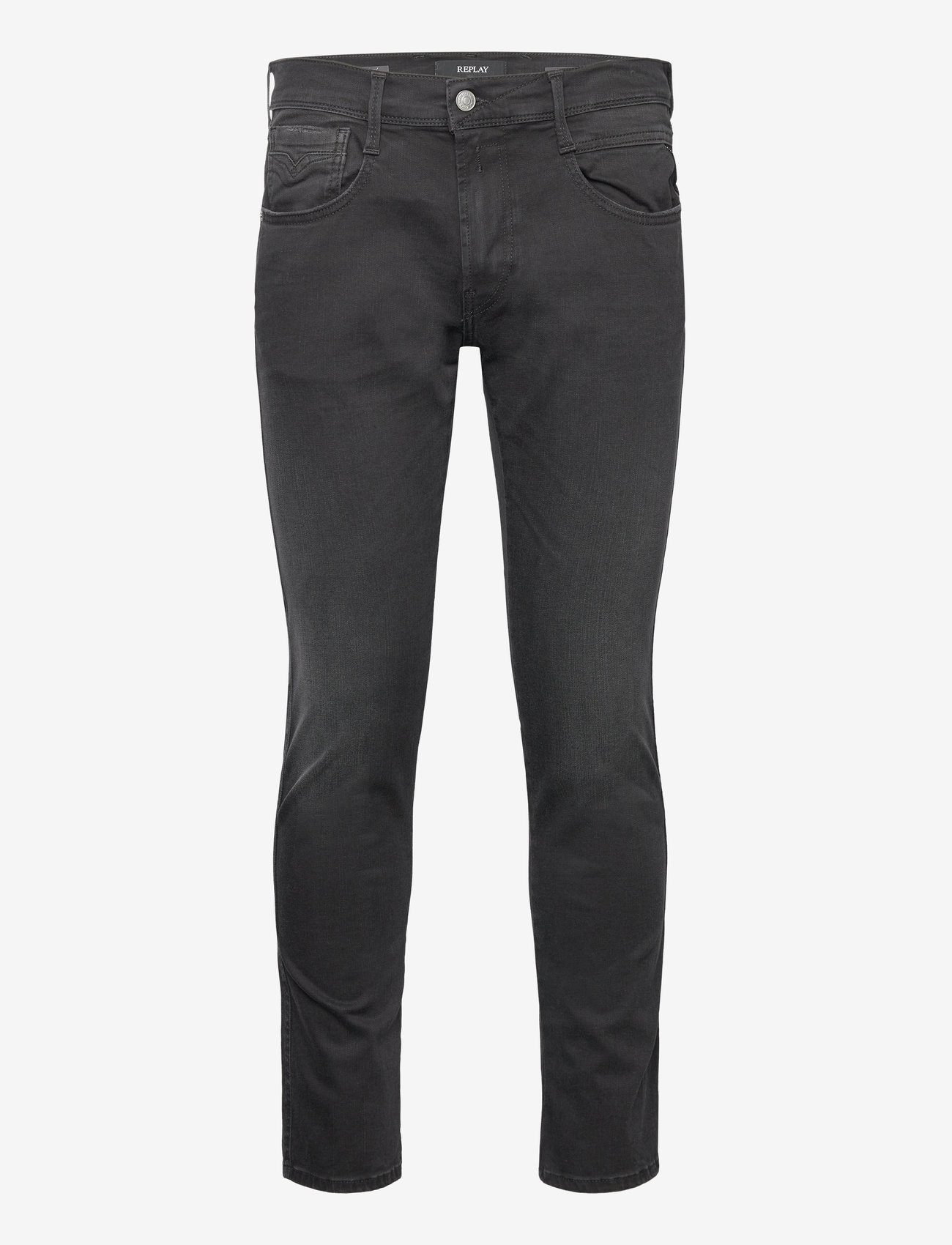 Replay - ANBASS Trousers SLIM Hyper Cloud - slim jeans - black - 1