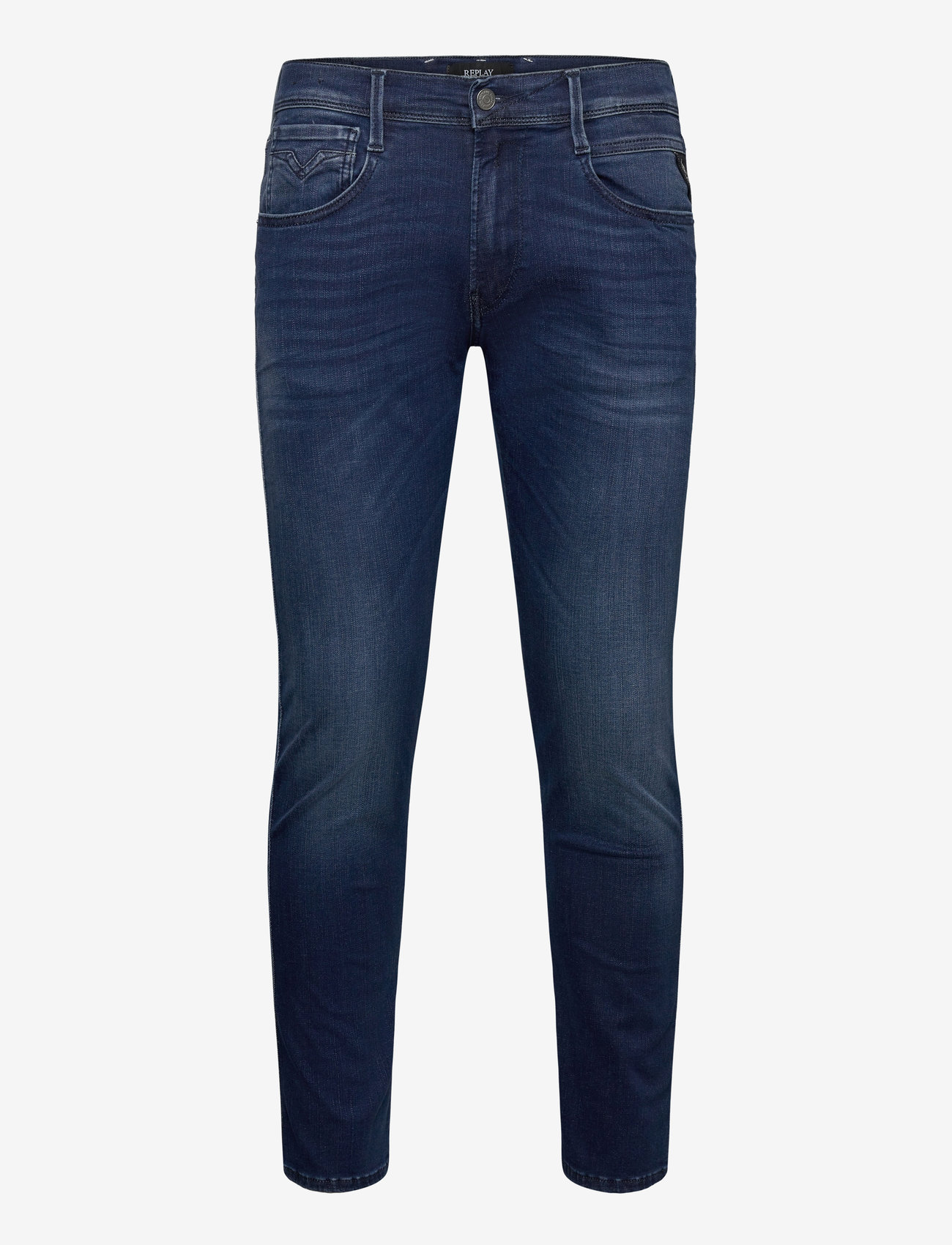 Replay - ANBASS Trousers SLIM Hyper Cloud - slim fit jeans - blue - 1