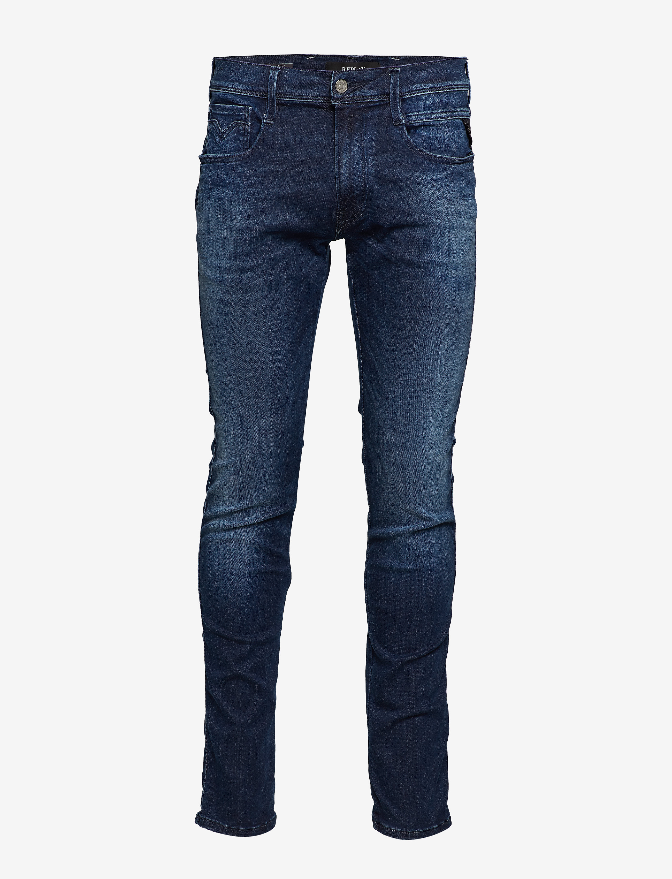 ANBASS Trousers SLIM Hyper Cloud - DARK BLUE