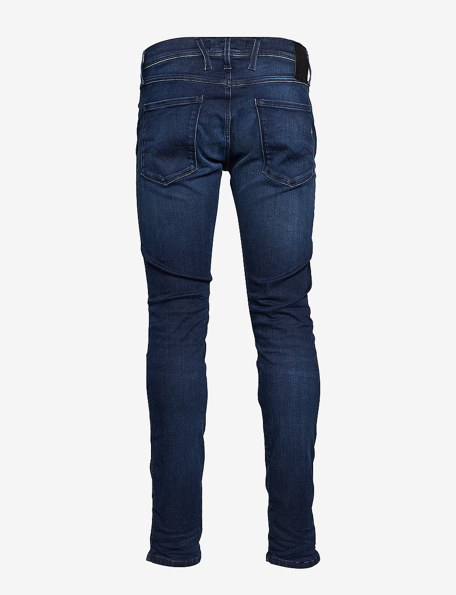 Replay - ANBASS Trousers SLIM Hyper Cloud - slim-fit jeans - dark blue - 2