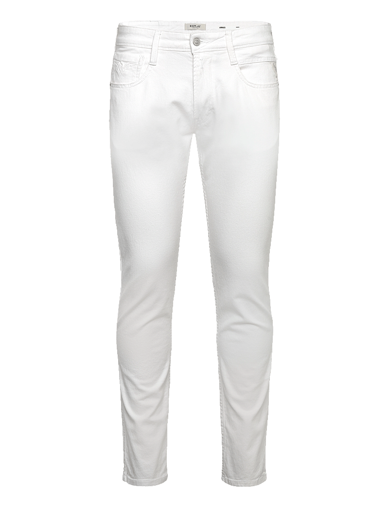 Replay - ANBASS Trousers SLIM C-Stretch - slim fit -farkut - white - 1