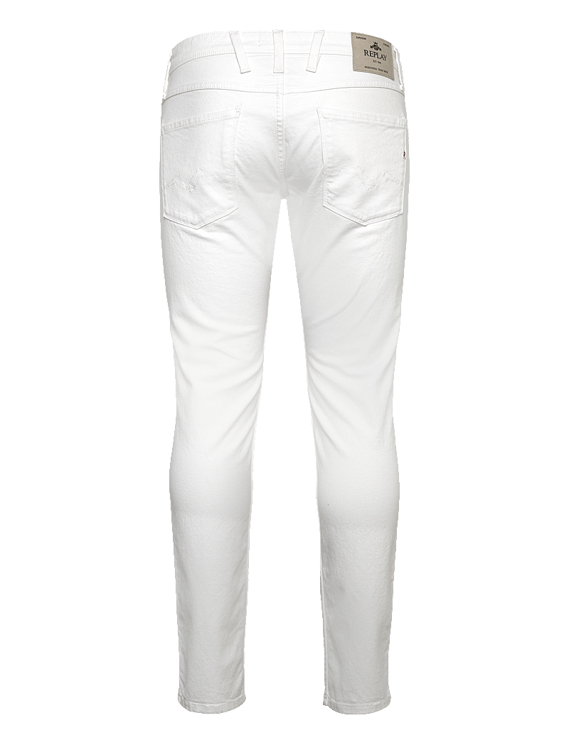 Replay - ANBASS Trousers SLIM C-Stretch - slim fit -farkut - white - 2