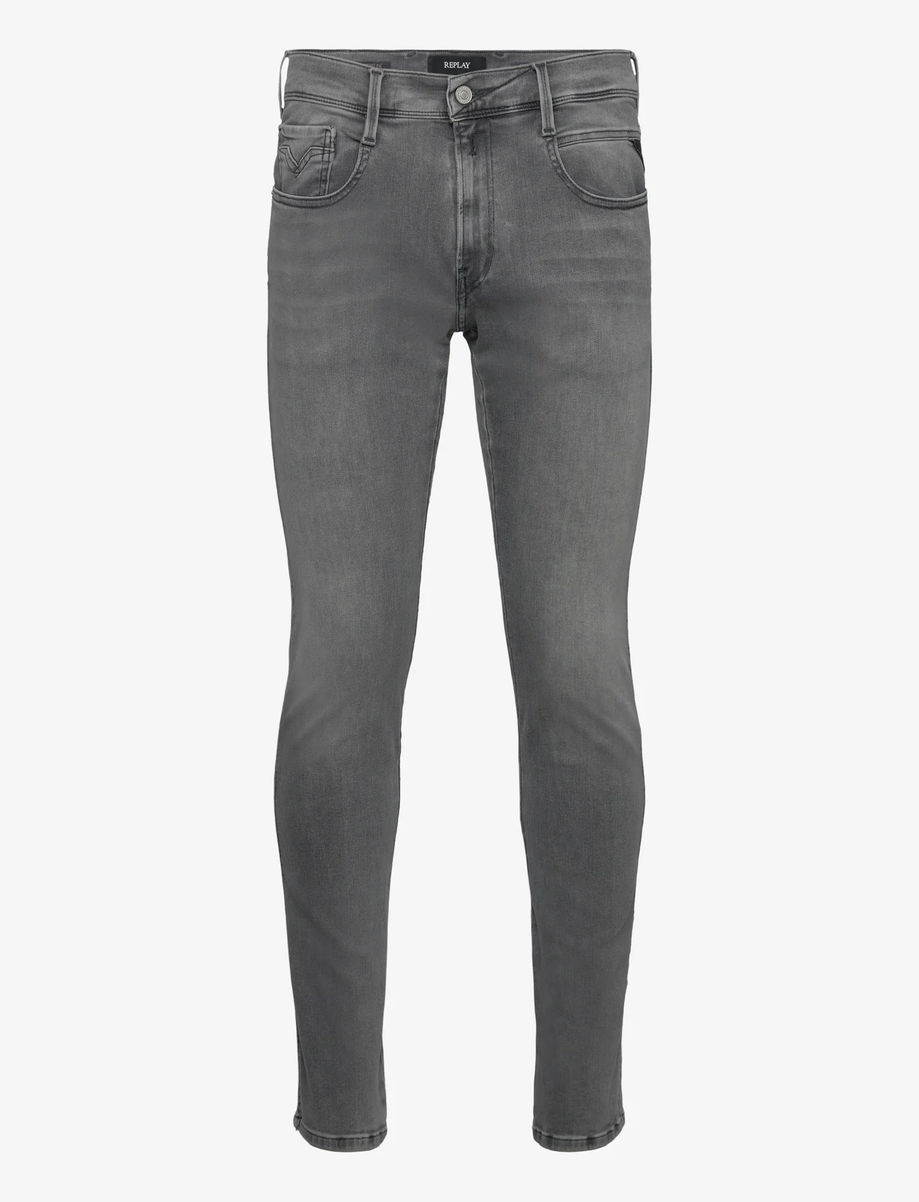 Replay - ANBASS Trousers SLIM Hyperflex Dust - slim fit jeans - grey - 1