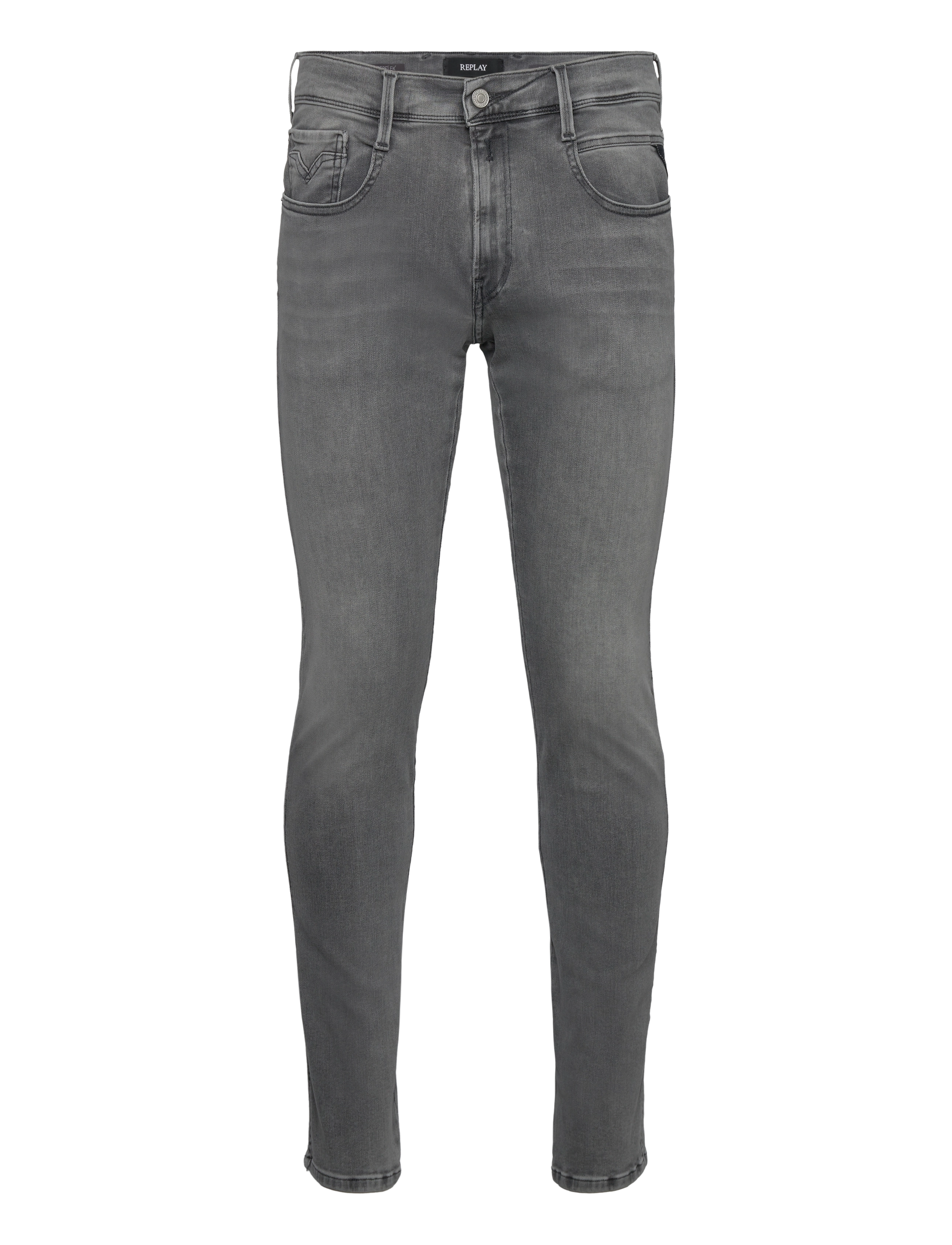 Replay - ANBASS Trousers SLIM Hyperflex Dust - grey - 1