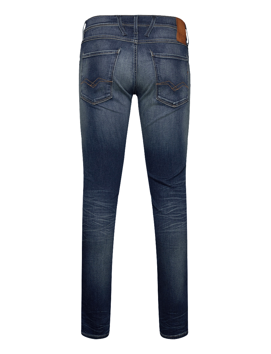 Replay - ANBASS Trousers SLIM Hyperflex Dust - kitsad teksad - blue - 2