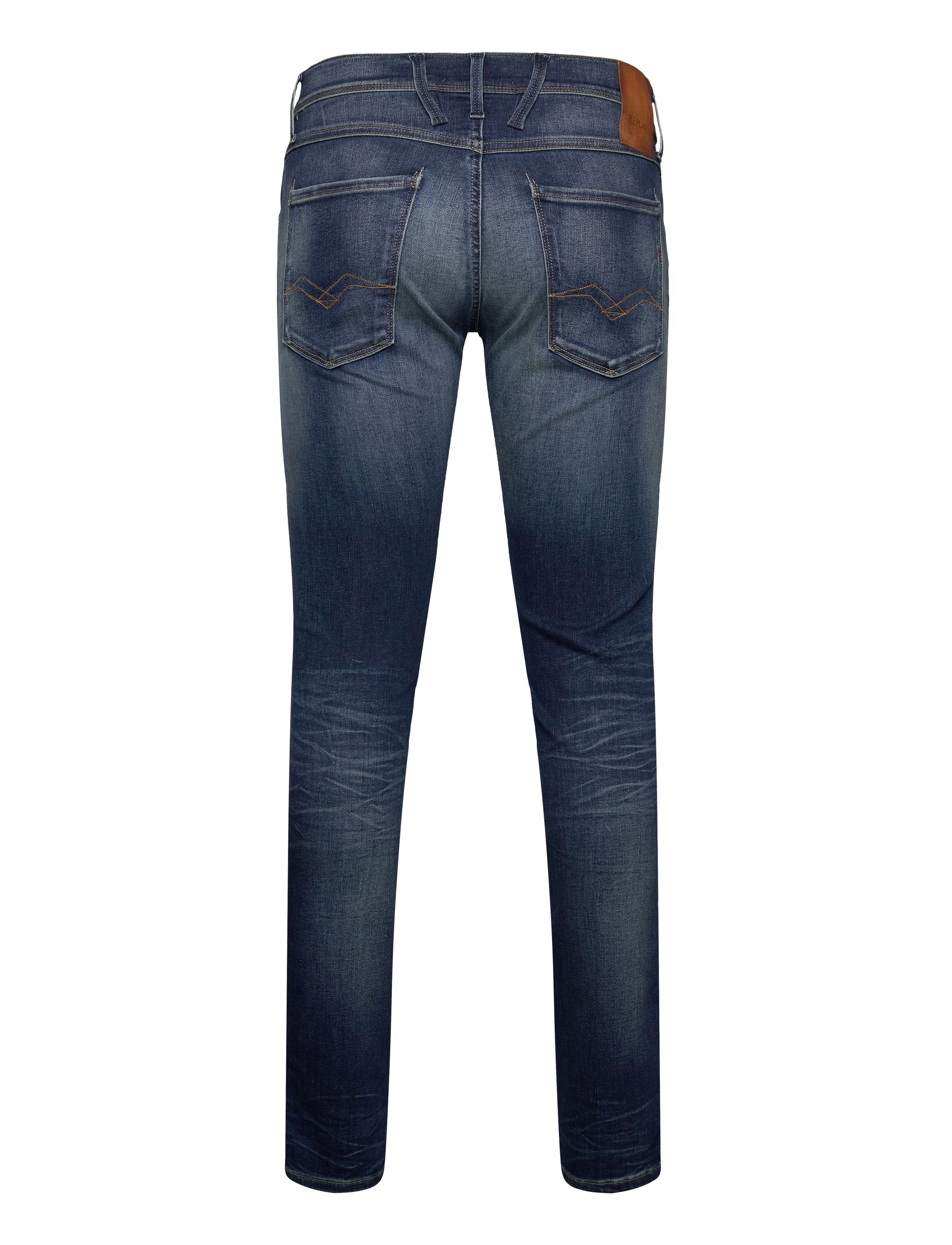 Replay - ANBASS Trousers SLIM Hyperflex Dust - dark blue - 2