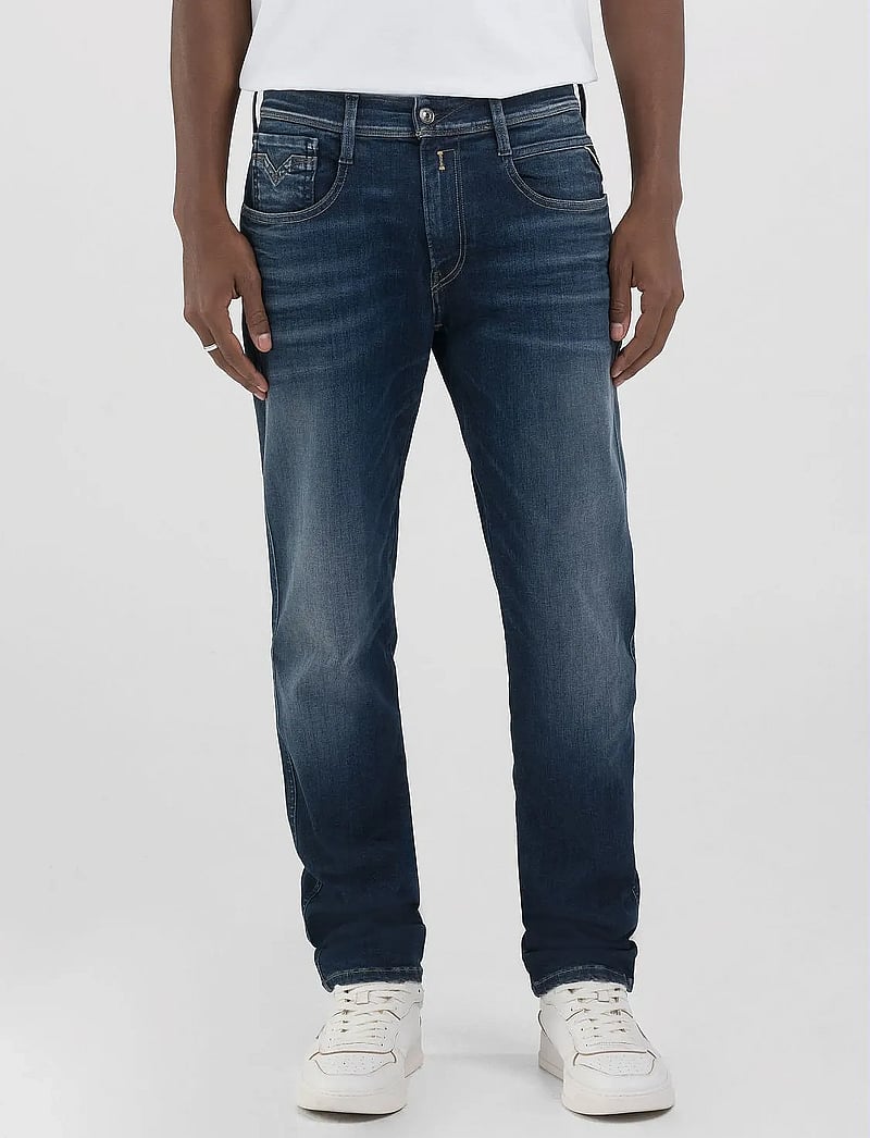 Replay Anbass Hyperflex Dust Herenjeans, slimfit, 009, medium blue., 36W x 32L Replay Anbass Hyperflex Dust Herenjeans, slimfit, 009, medium blue., 36W x 32L
