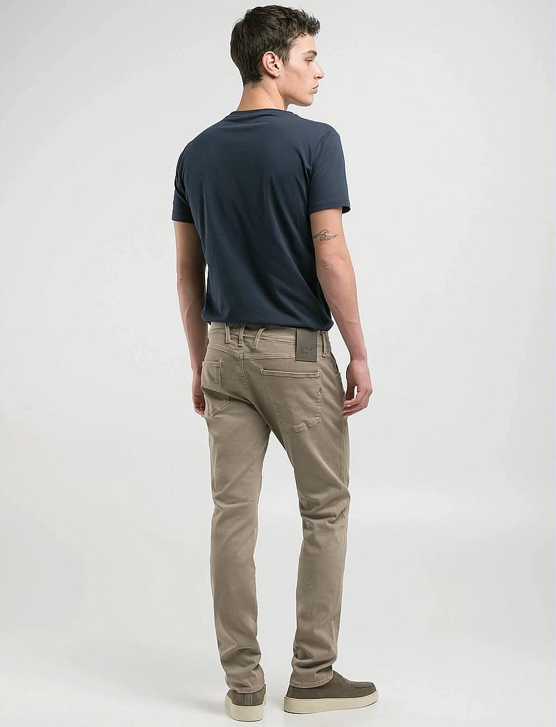 Replay - ANBASS Trousers SLIM Hyperflex Colour XLite - slim fit jeans - beige - 4