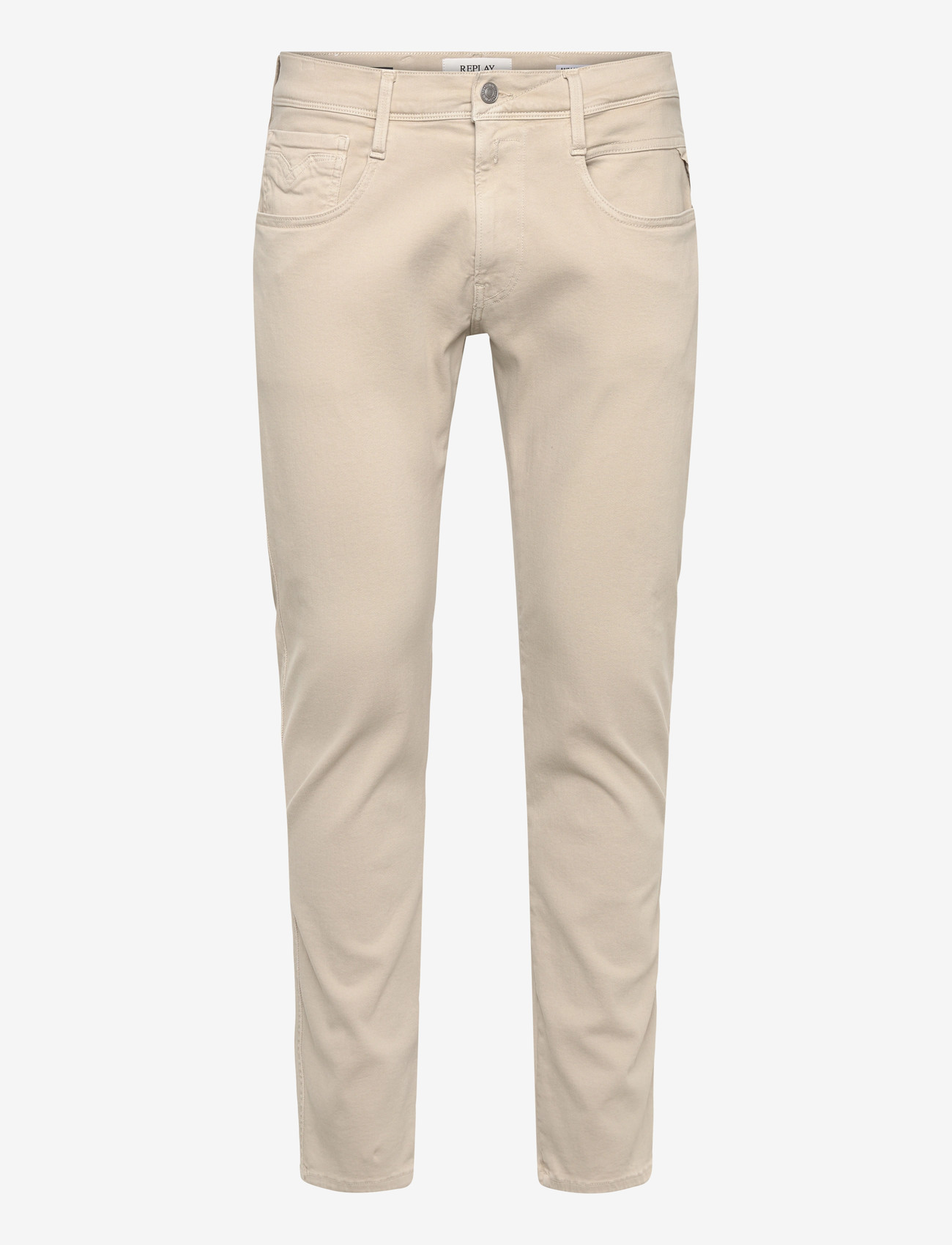 Replay - ANBASS Trousers SLIM Hyperflex Colour XLite - slim fit jeans - beige - 1