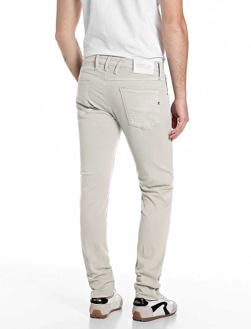 Replay - ANBASS Trousers SLIM Hyperflex Colour XLite - slim fit jeans - beige - 3
