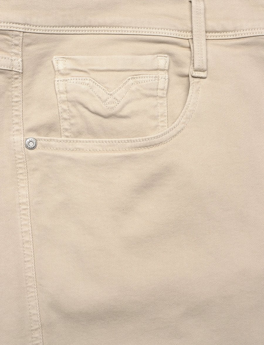 Replay - ANBASS Trousers SLIM Hyperflex Colour XLite - slim fit -farkut - beige - 4