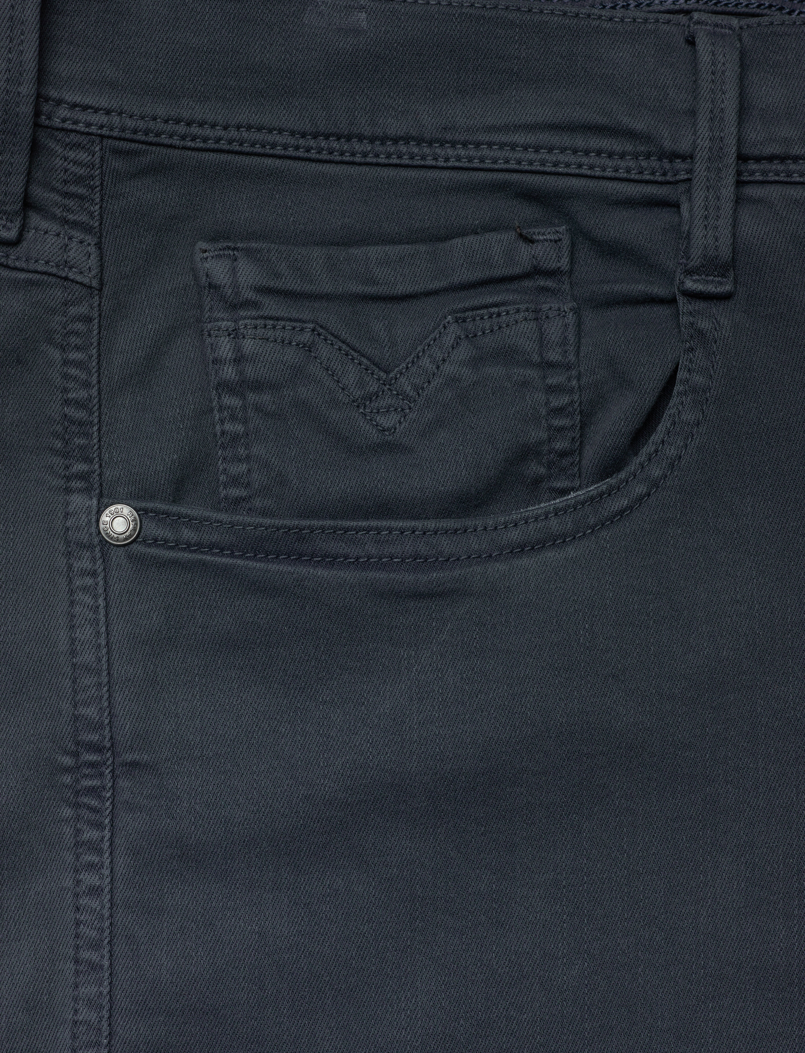 Replay - ANBASS Trousers SLIM Hyperflex Colour XLite - bukser & jeans - black - 2