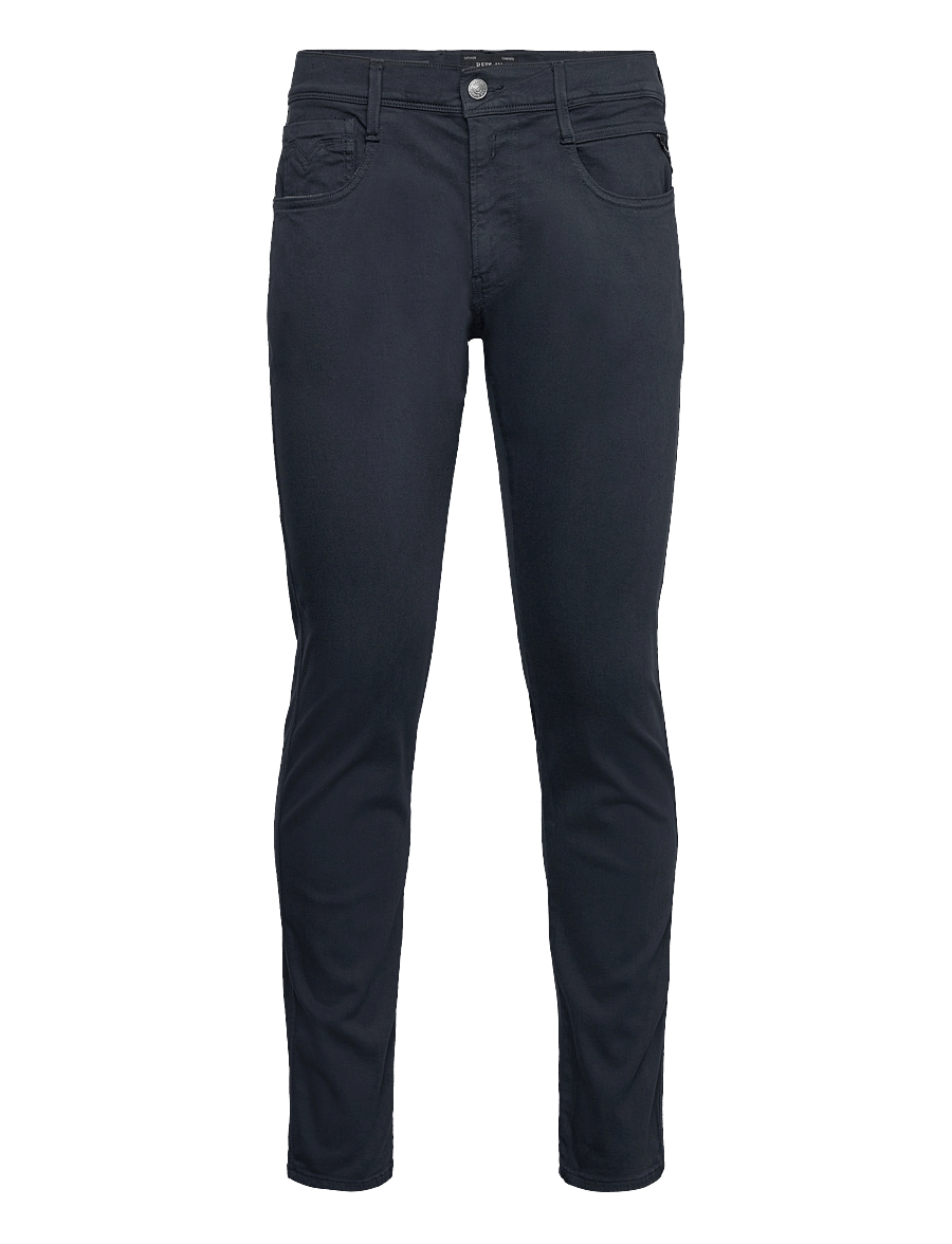 Replay - ANBASS Trousers SLIM Hyperflex Colour XLite - aptempti džinsai - blue - 1