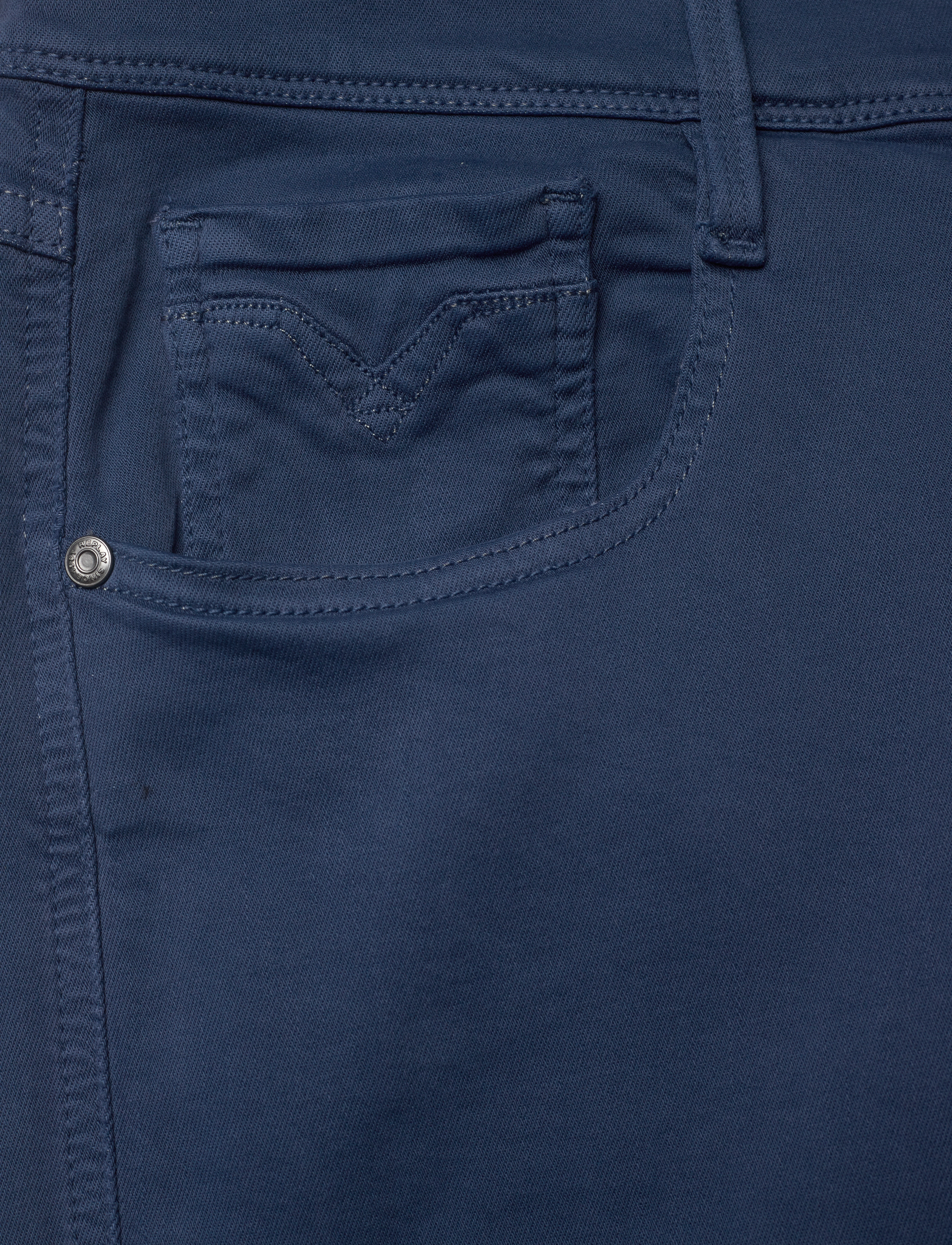Replay - ANBASS Trousers SLIM Hyperflex Colour XLite - bukser & jeans - blue - 4