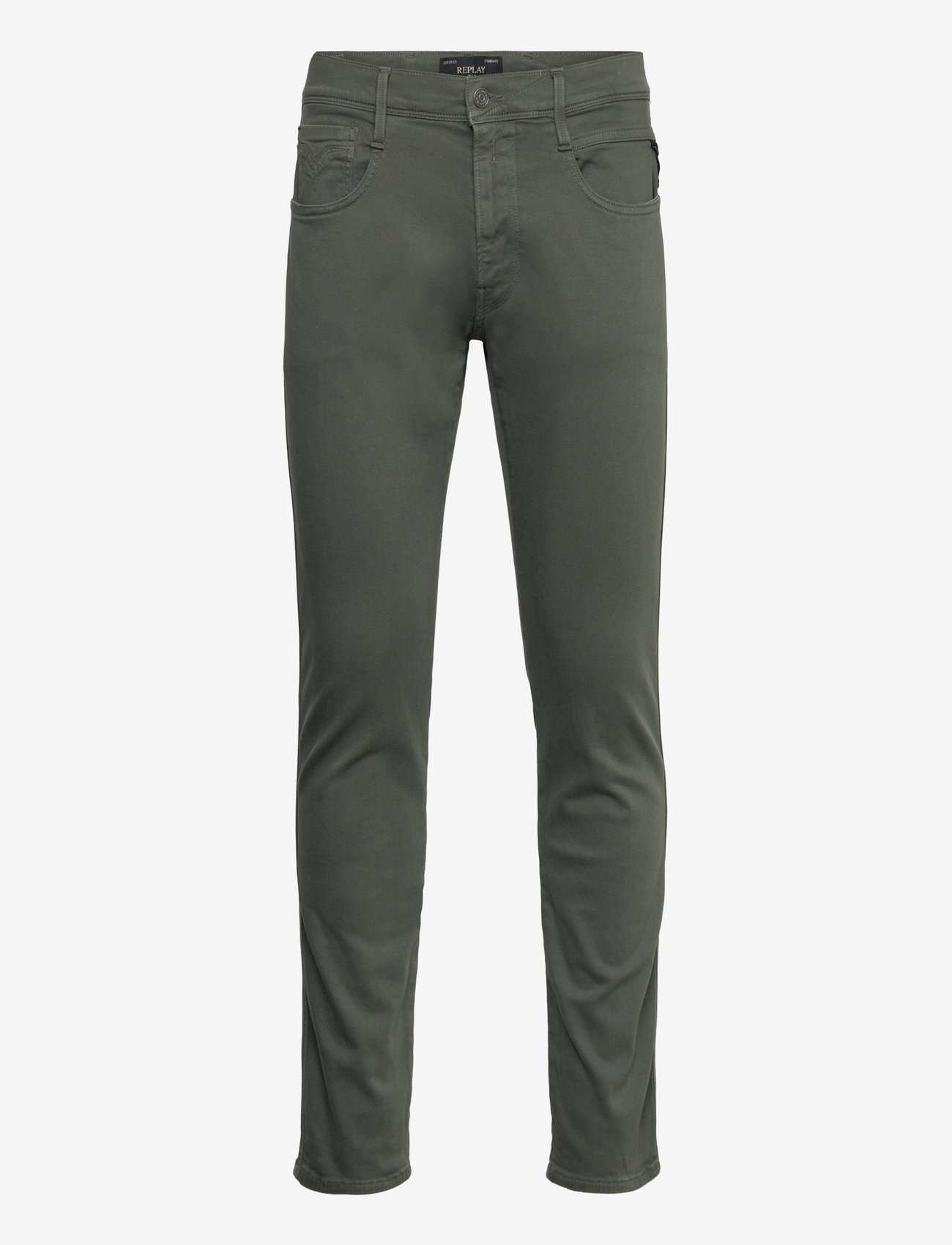 Replay - ANBASS Trousers SLIM Hyperflex Colour XLite - slim fit jeans - green - 1