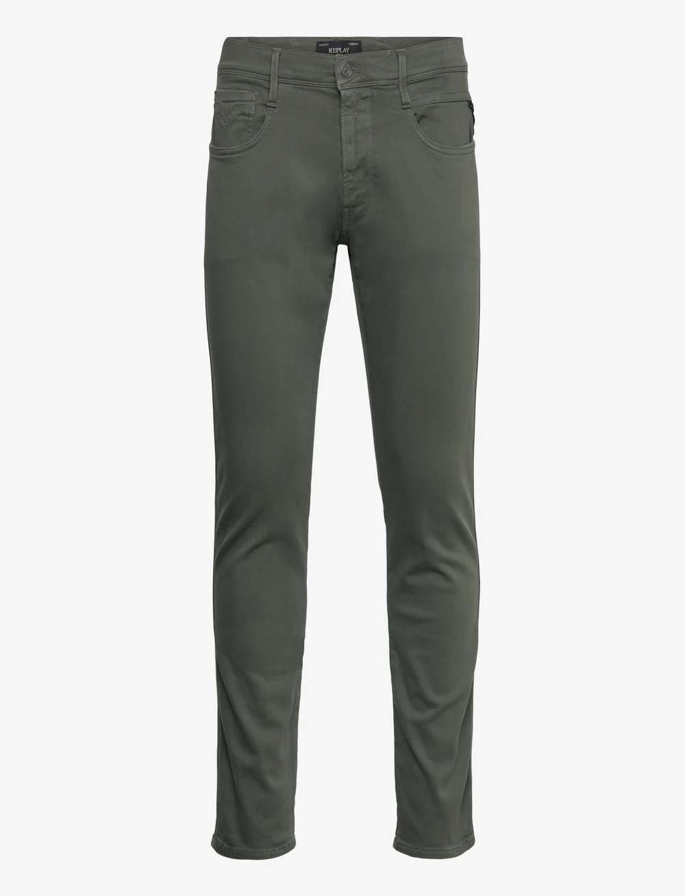 Replay - ANBASS Trousers SLIM Hyperflex Colour XLite - slim jeans - green - 1