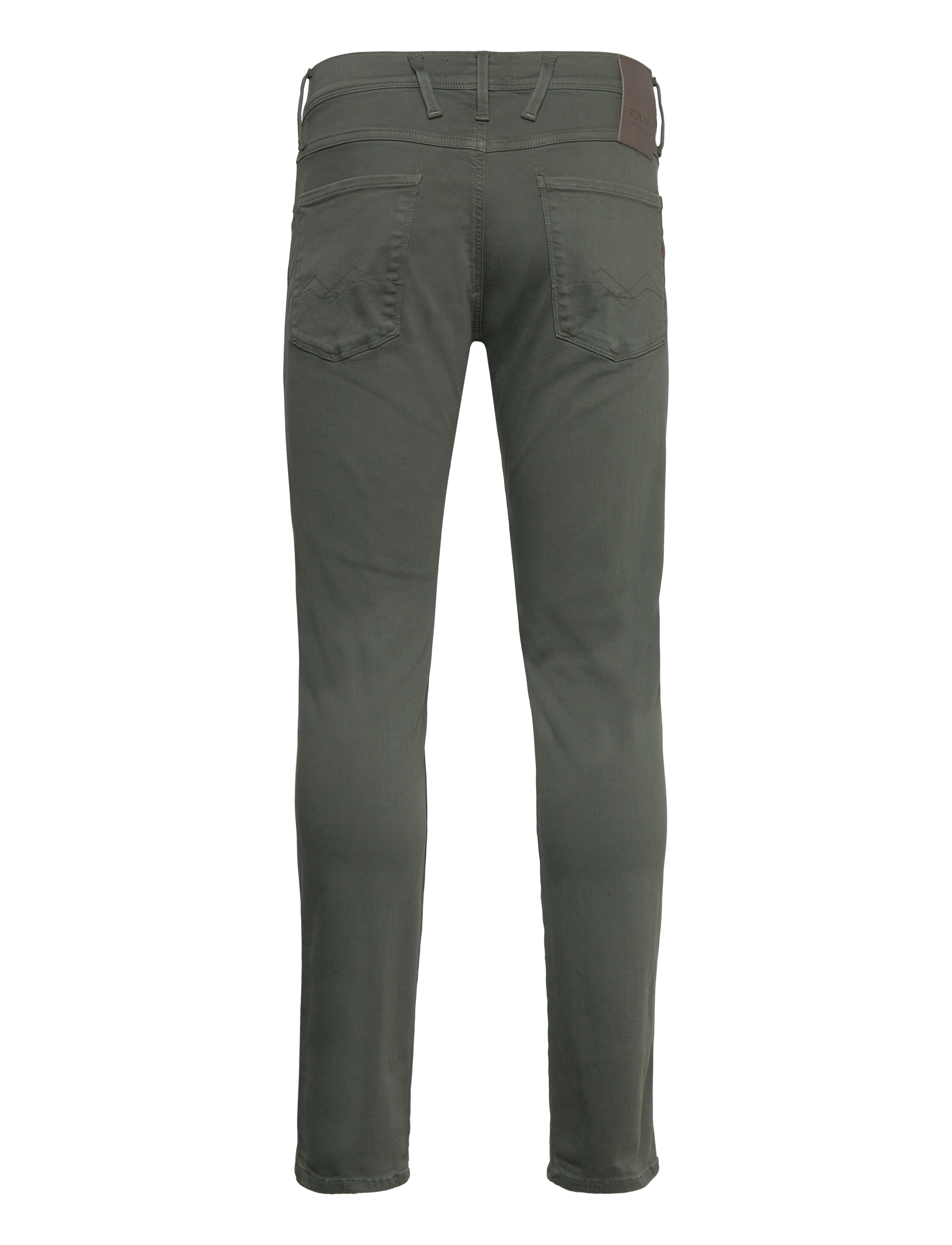 Replay - ANBASS Trousers SLIM Hyperflex Colour XLite - kitsad teksad - green - 2
