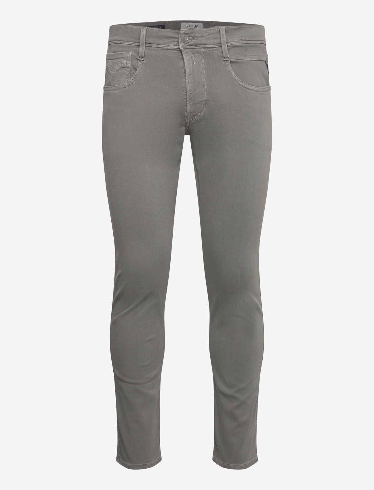 Replay - ANBASS Trousers SLIM Hyperflex Colour XLite - slim fit jeans - grey - 0