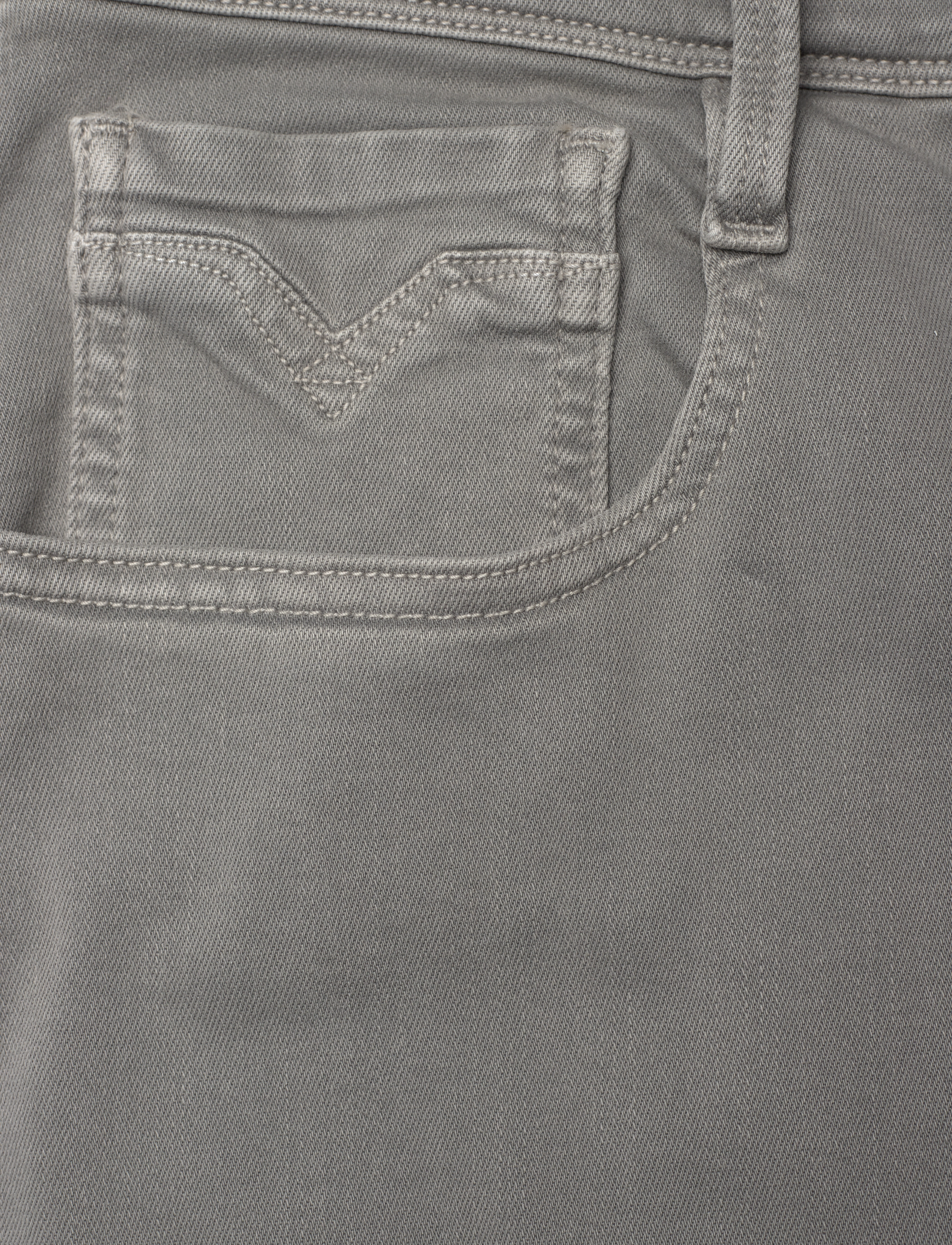 Replay - ANBASS Trousers SLIM Hyperflex Colour XLite - trousers & jeans - grey - 3
