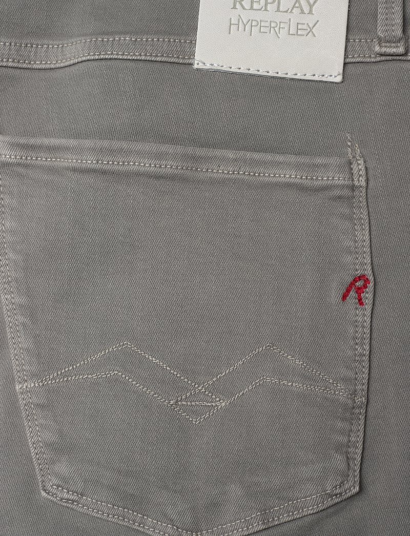 Replay - ANBASS Trousers SLIM Hyperflex Colour XLite - slim fit jeans - grey - 4