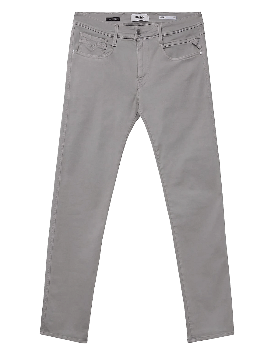 Replay - ANBASS Trousers SLIM Hyperflex Colour XLite - slim jeans - grey - 1