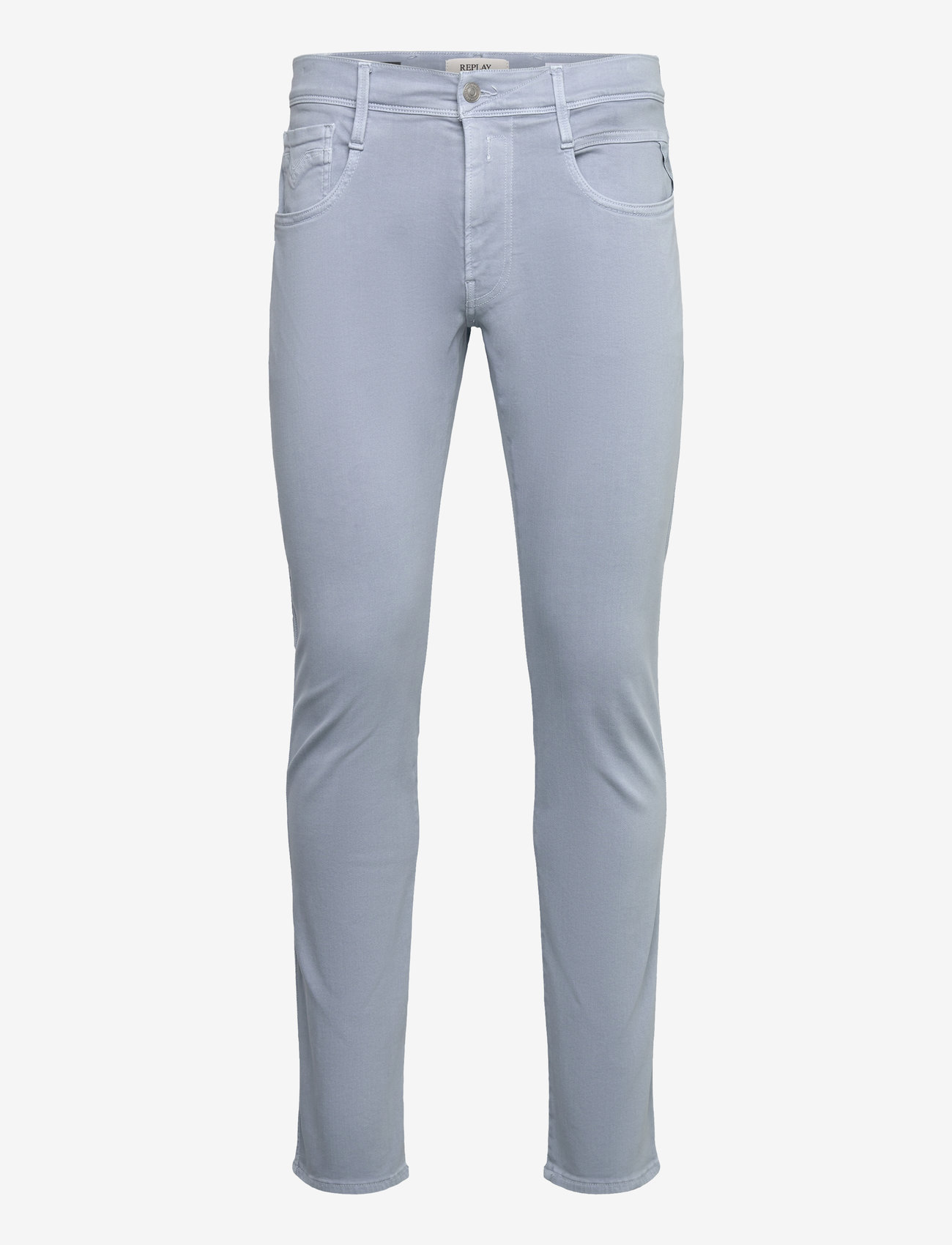 Replay - ANBASS Trousers SLIM Hyperflex Colour XLite - slim fit jeans - grey - 0