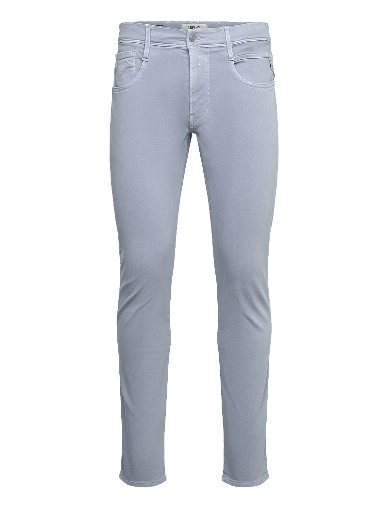 Replay - ANBASS Trousers SLIM Hyperflex Colour XLite - slim fit jeans - grey - 0