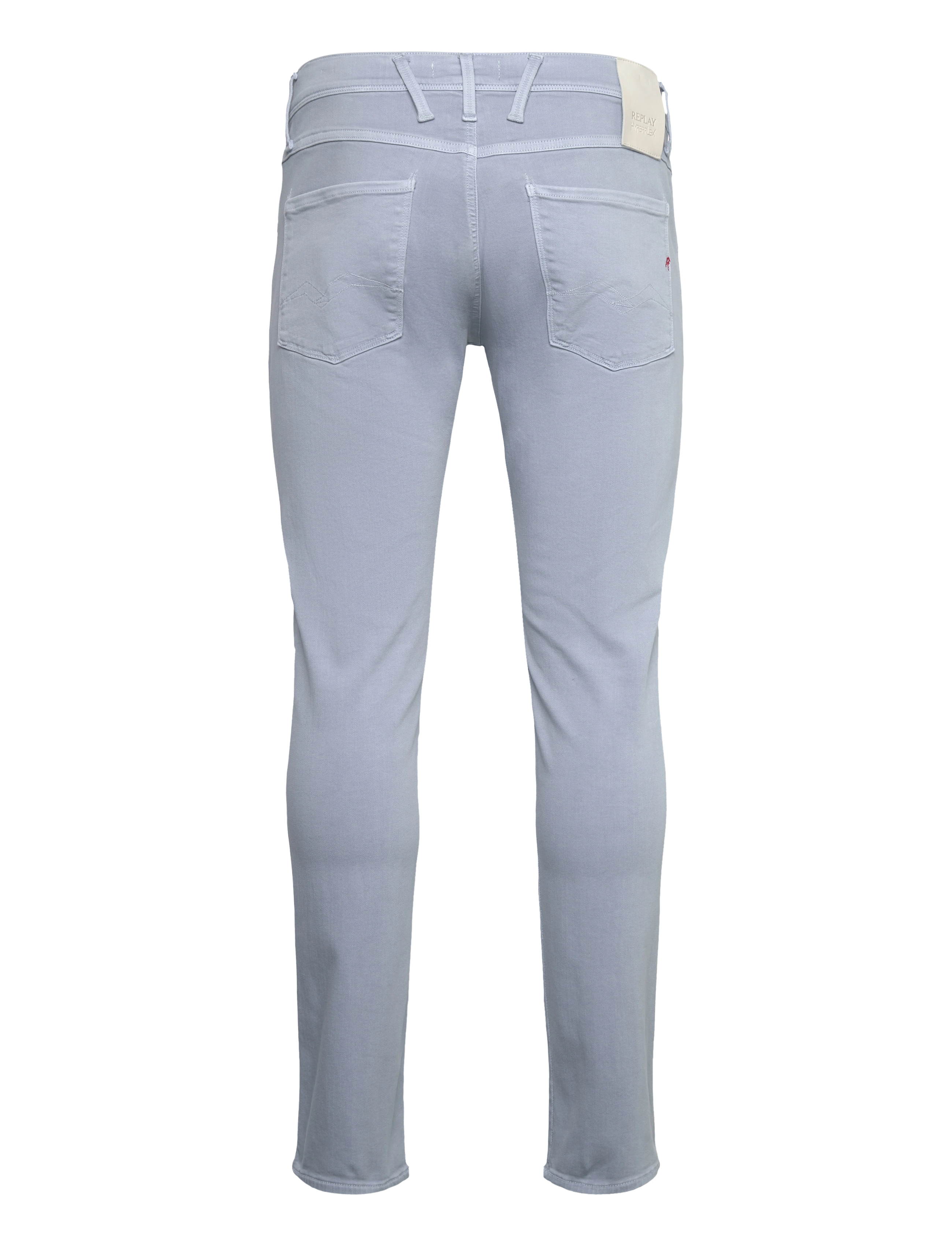 Replay - ANBASS Trousers SLIM Hyperflex Colour XLite - džinsa bikses ar tievām starām - grey - 1