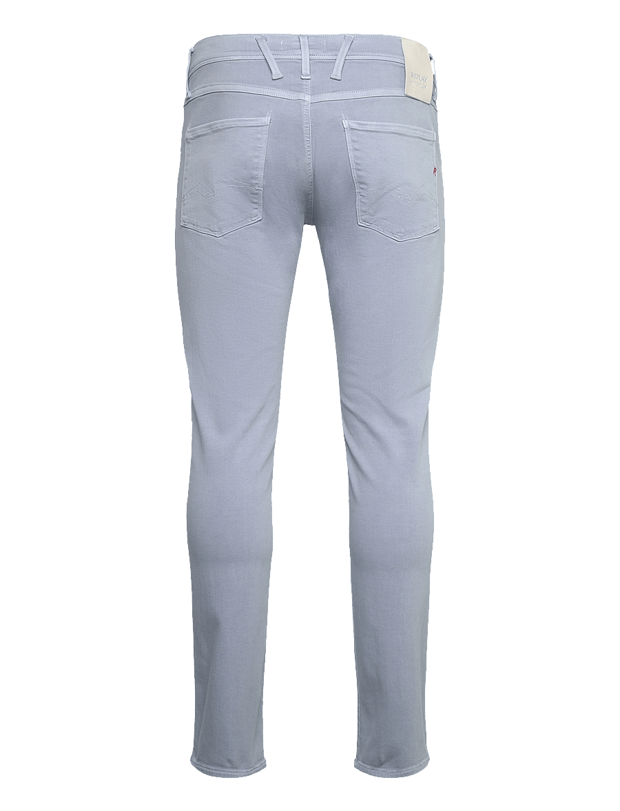 Replay - ANBASS Trousers SLIM Hyperflex Colour XLite - džinsa bikses ar tievām starām - grey - 1