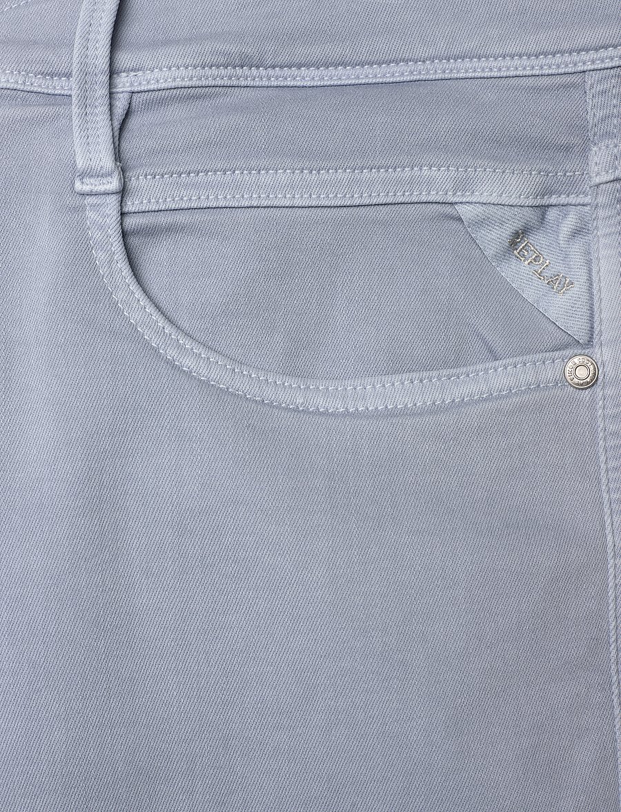 Replay - ANBASS Trousers SLIM Hyperflex Colour XLite - slim-gallabuxur - grey - 3