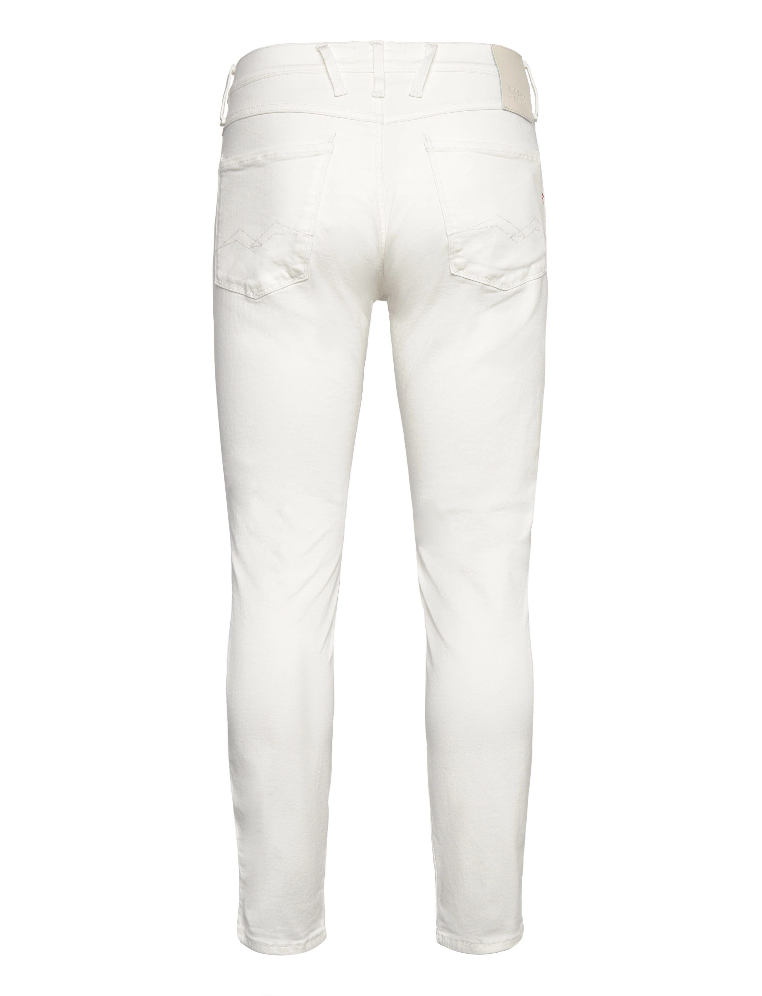 Replay - ANBASS Trousers SLIM Hyperflex Colour XLite - bukser & jeans - white - 1