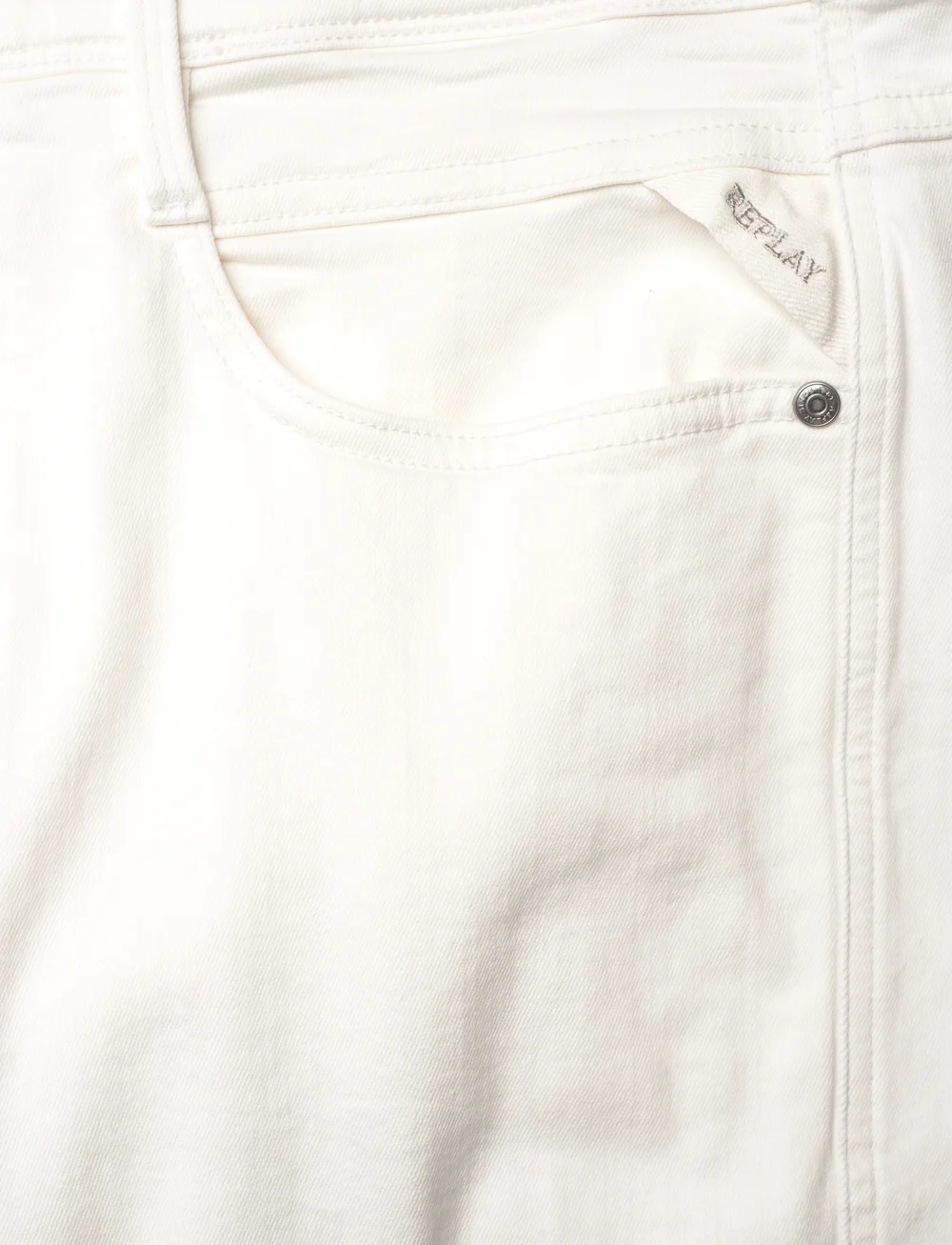 Replay - ANBASS Trousers SLIM Hyperflex Colour XLite - slim jeans - white - 3