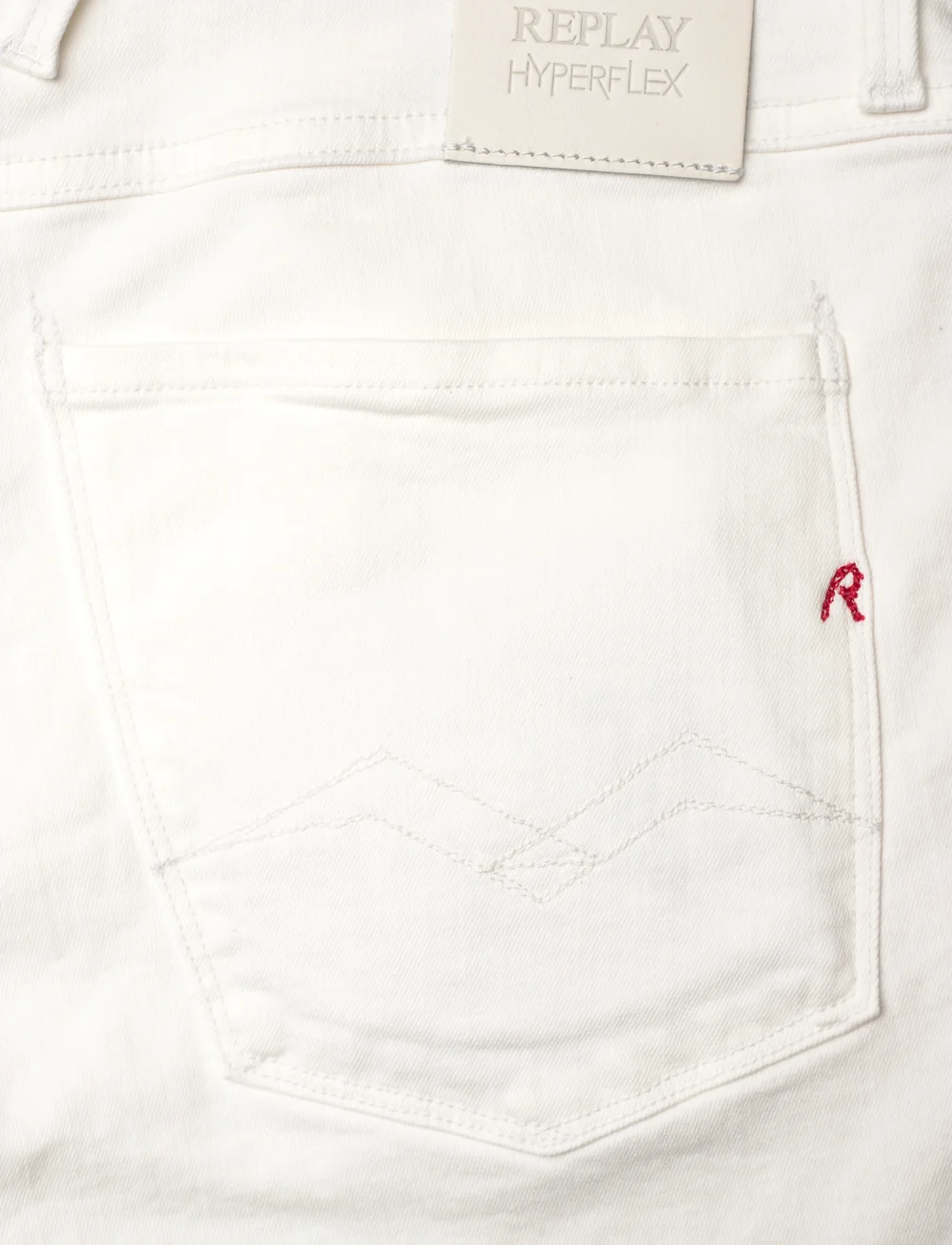 Replay - ANBASS Trousers SLIM Hyperflex Colour XLite - slim jeans - white - 5