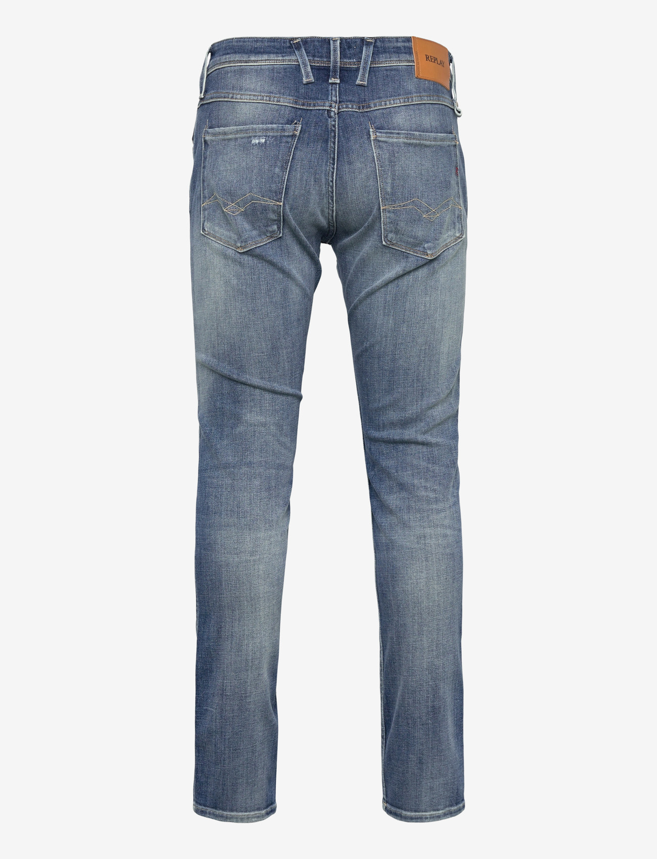 Replay - ANBASS Trousers SLIM AGED - slim jeans - medium blue - 2