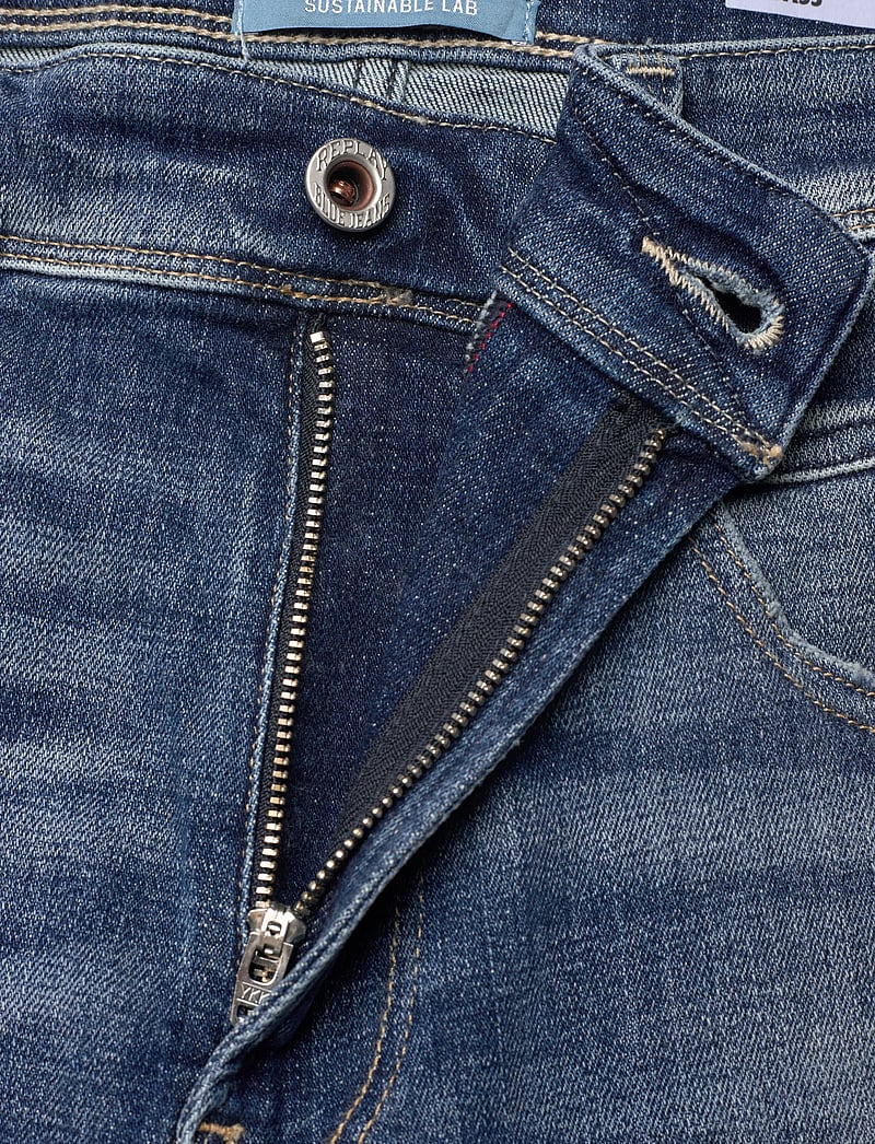 Replay - ANBASS Trousers SLIM AGED - slim jeans - medium blue - 5